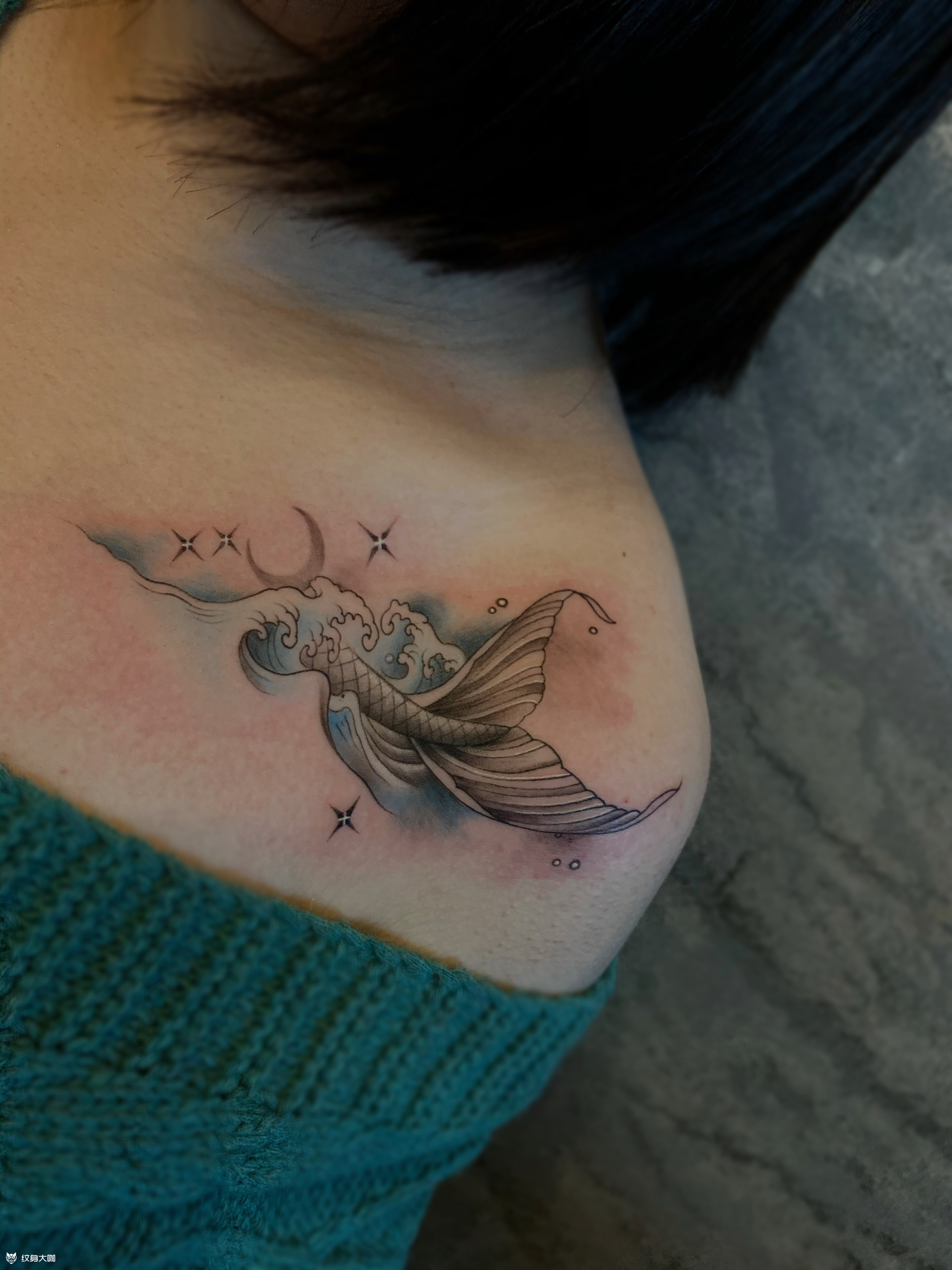 美人鱼尾巴_纹身吧社区 - 纹身大咖