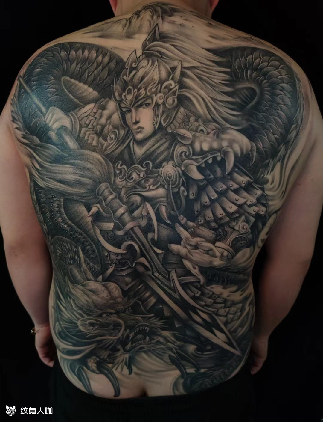 槍出遊龍 趙子龍_紋身圖案手稿圖片_tattoo·上海大咖的紋身作品集