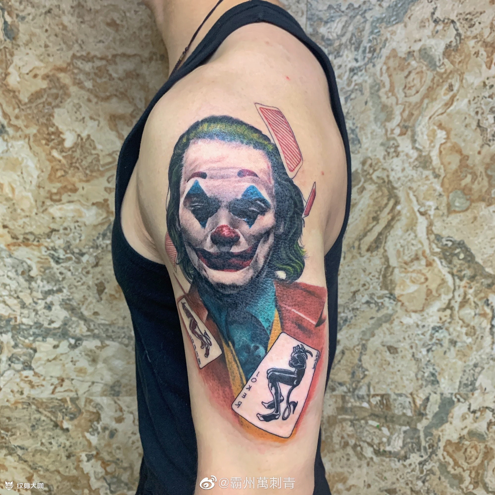 小丑_纹身图案手稿图片_阿万的纹身作品集