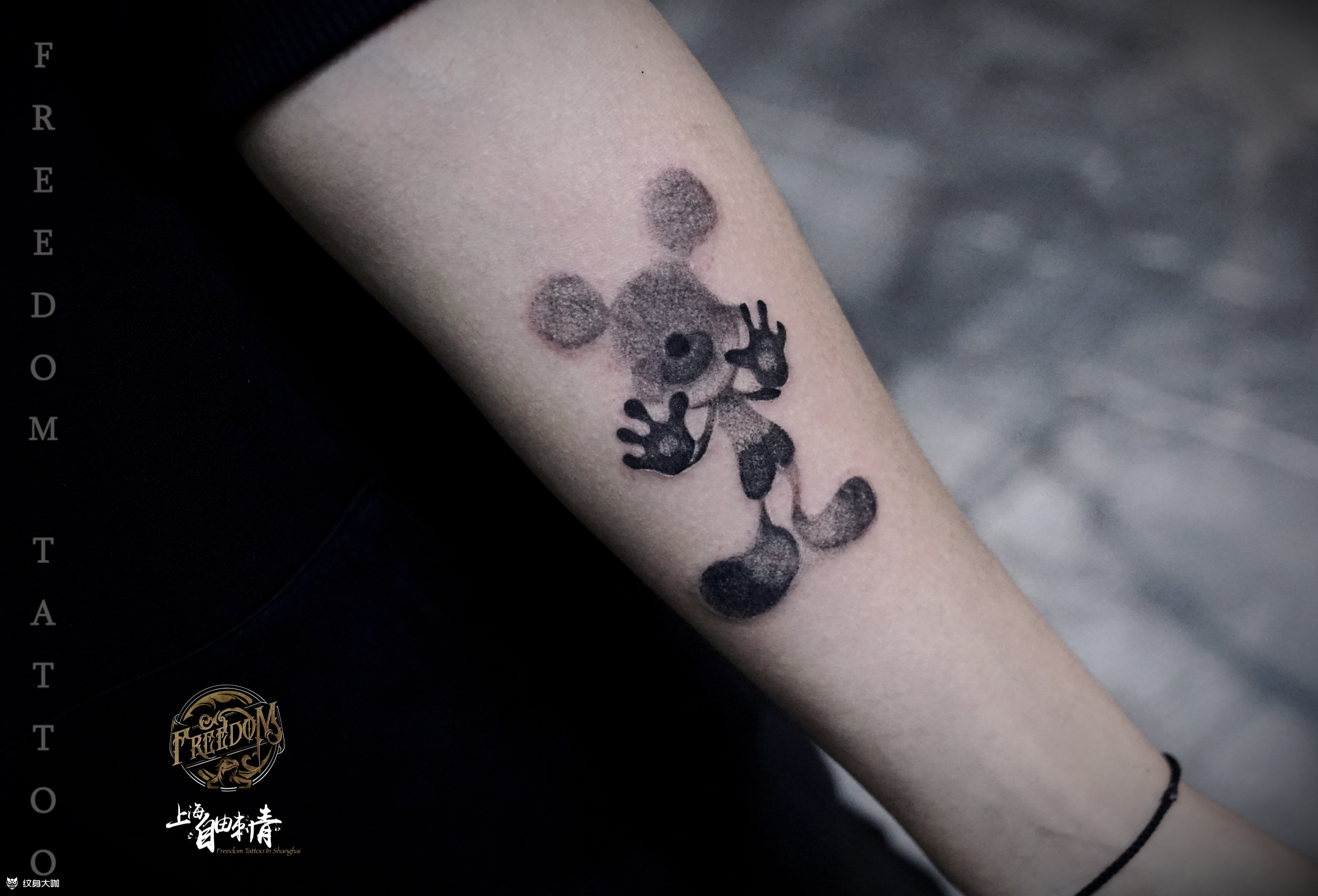 米老鼠_纹身图案手稿图片_自由的纹身作品集