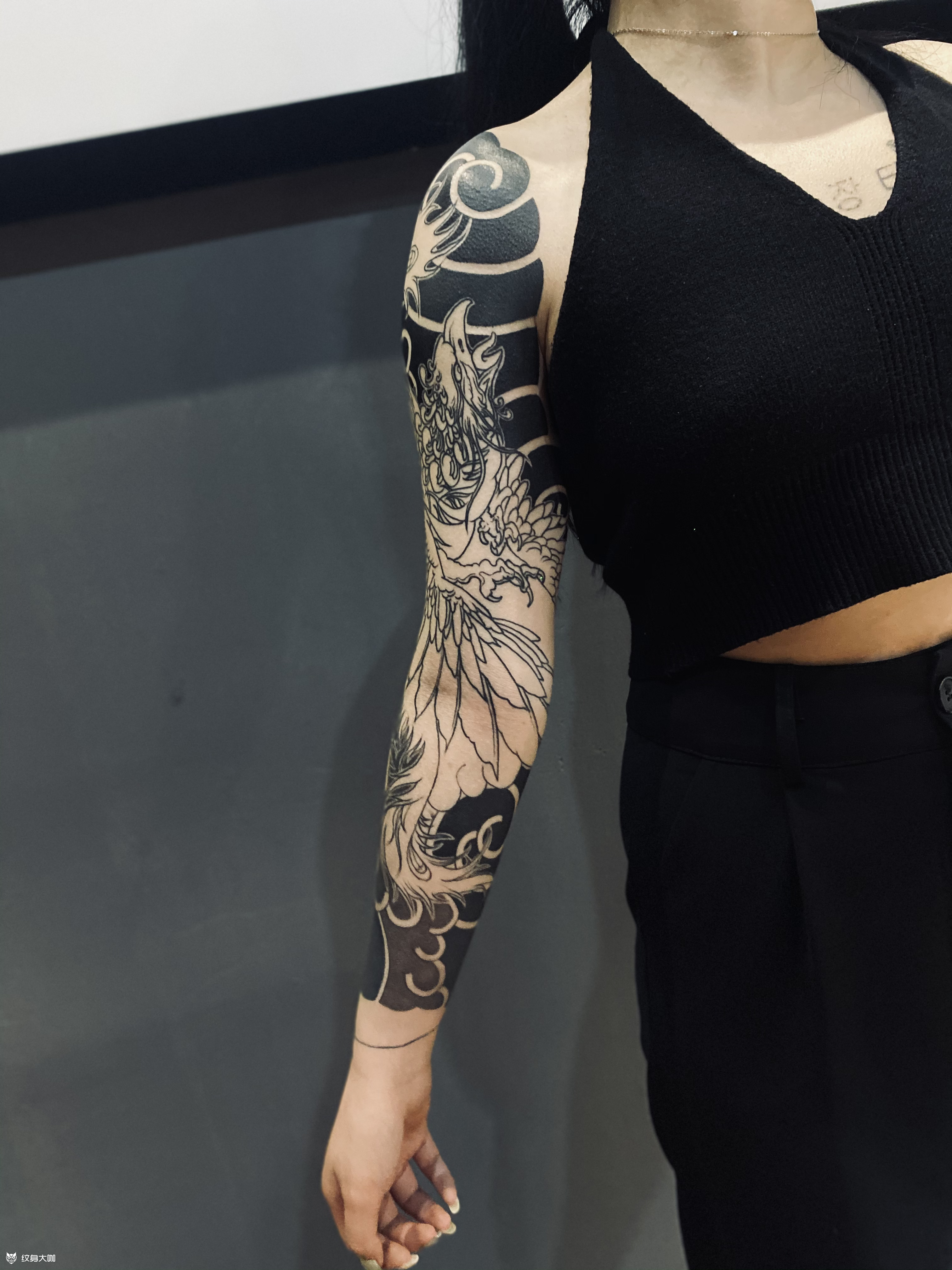 凤凰花臂_纹身吧社区 - 纹身大咖