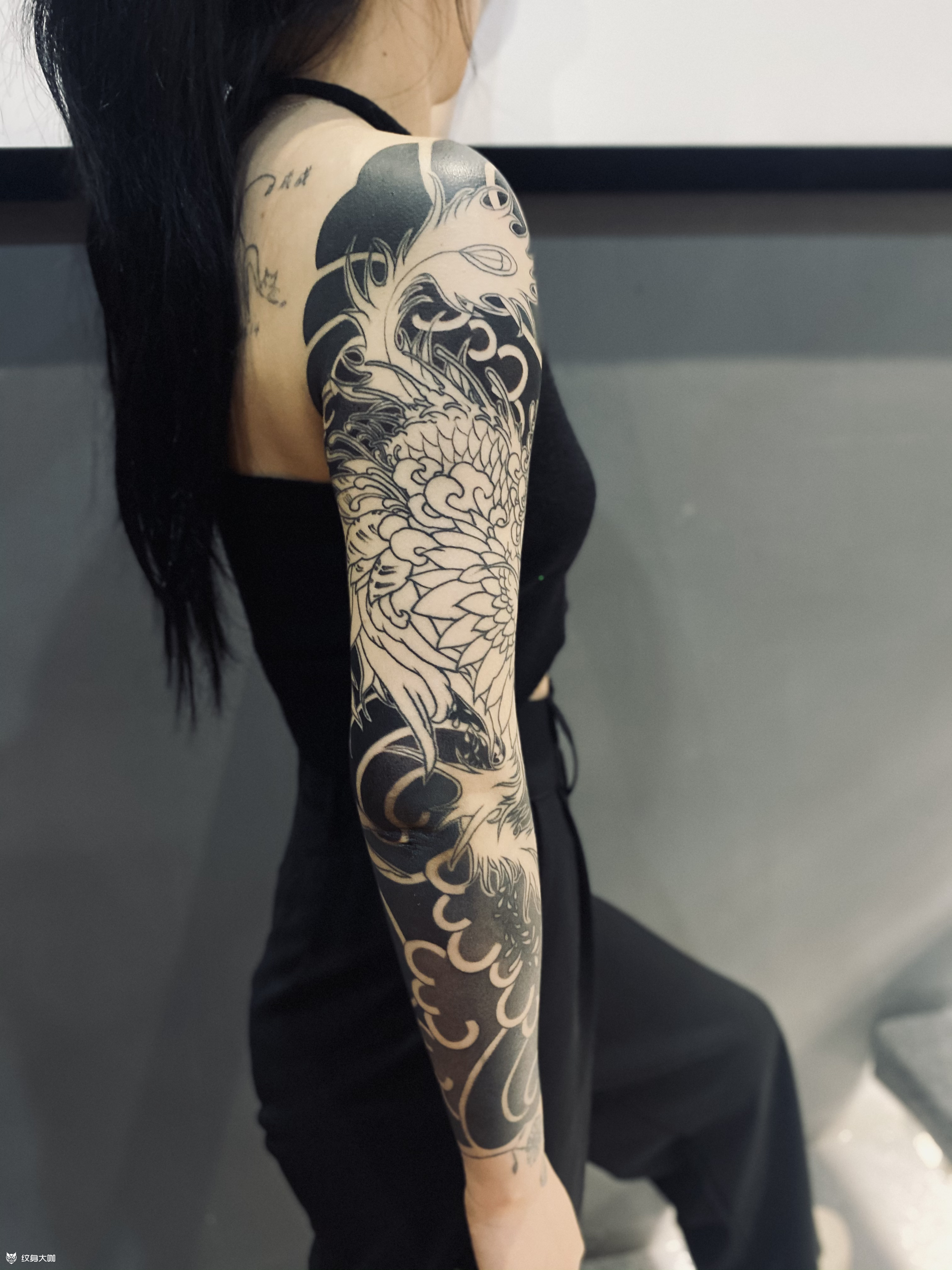 凤凰花臂_纹身吧社区 - 纹身大咖