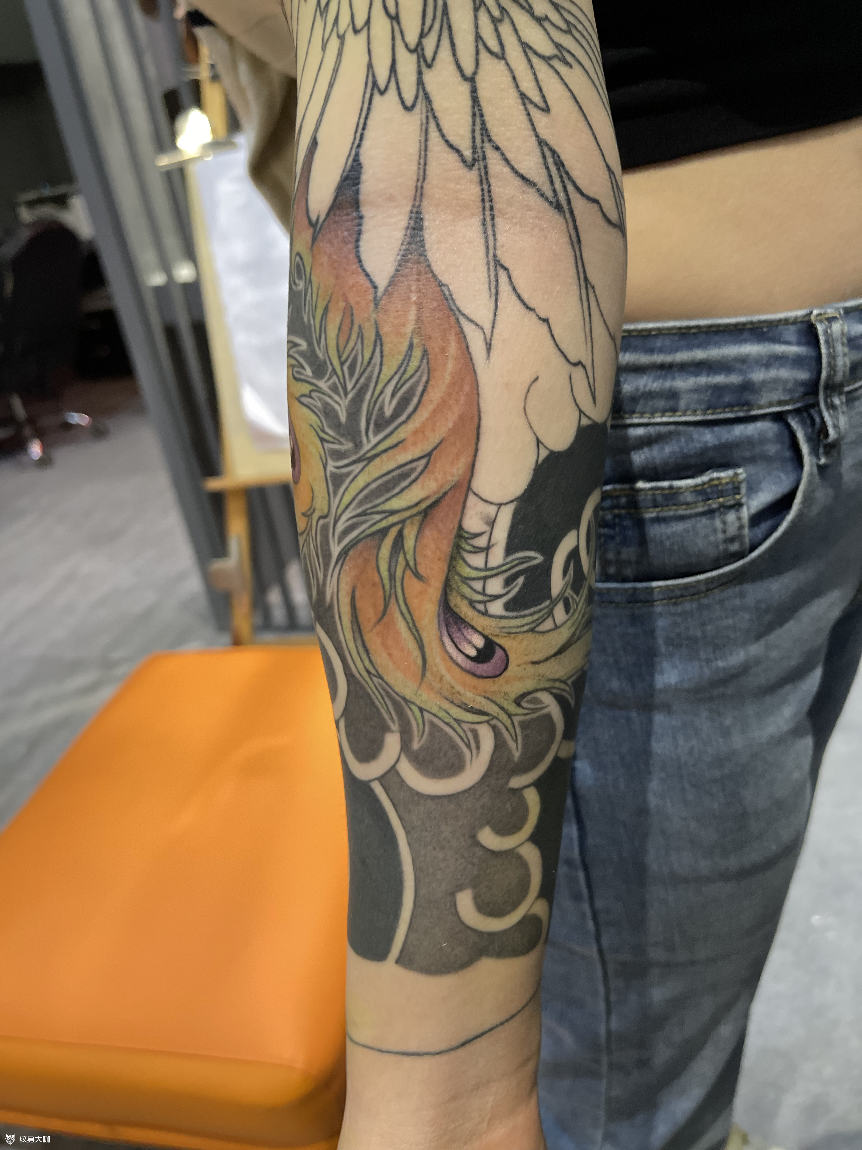 凤凰花臂_纹身吧社区 - 纹身大咖