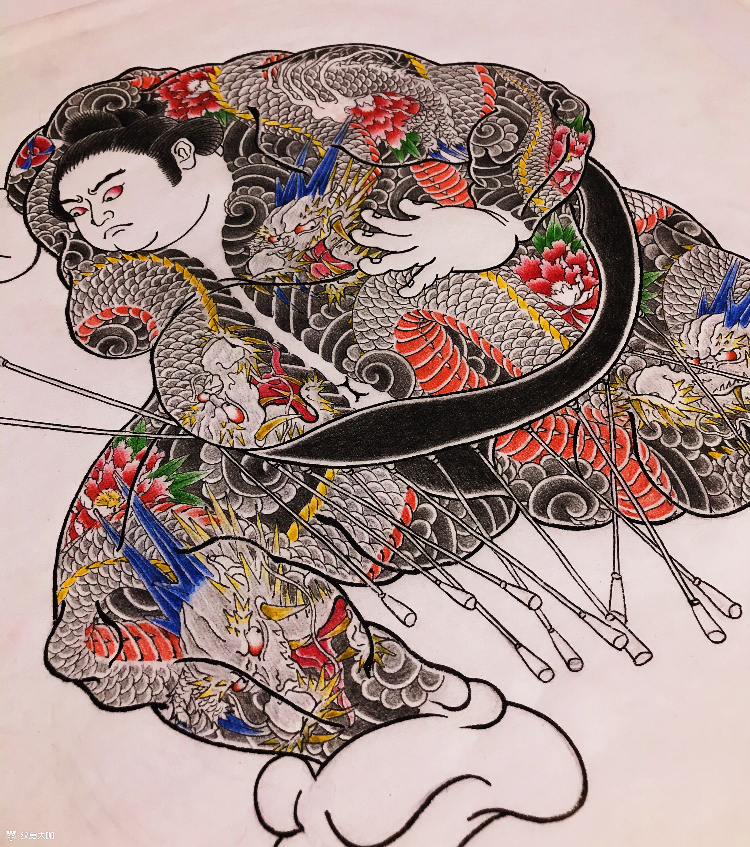 通体手稿_纹身吧社区 - 纹身大咖