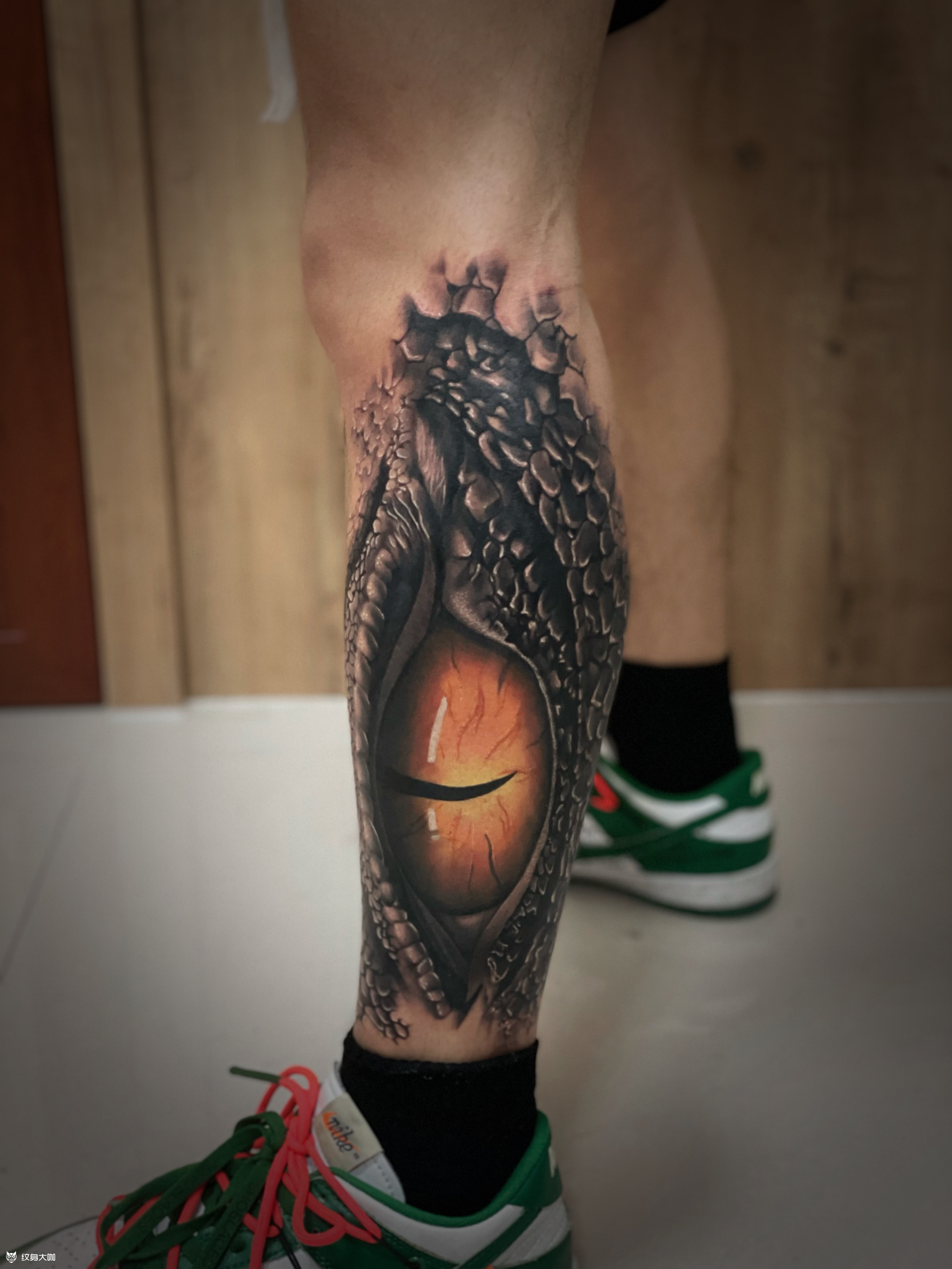 龙之眼_纹身图案手稿图片_自强的纹身作品集