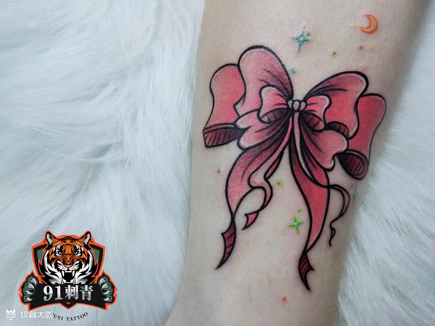 蝴蝶结_纹身吧社区 - 纹身大咖