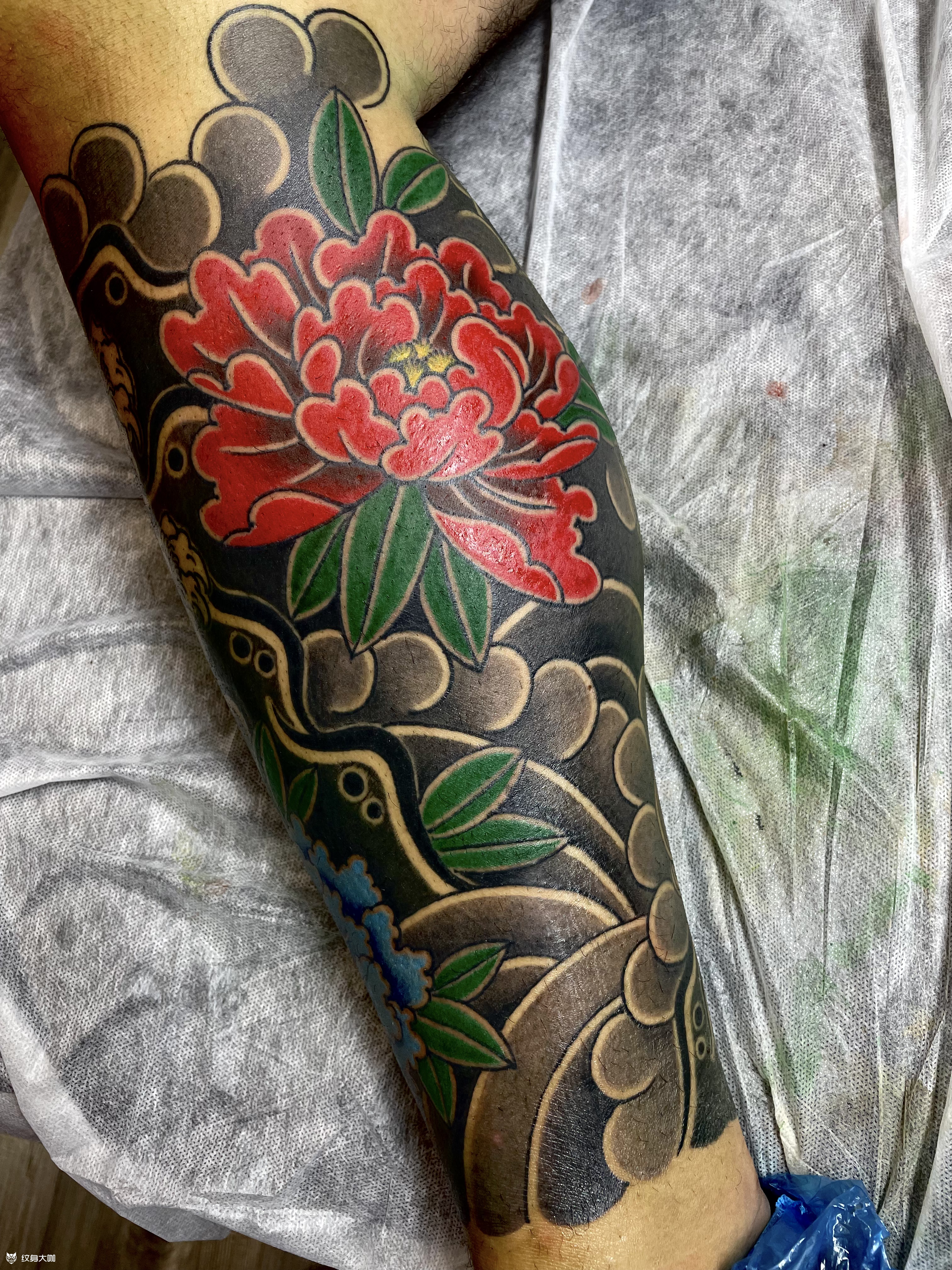 唐狮牡丹花包小腿未完