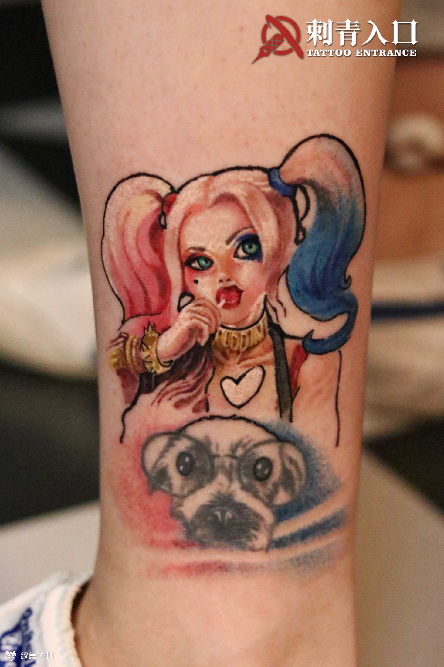 小丑女 哈莉·奎茵上海刺青入_纹身吧社区 - 纹身大咖