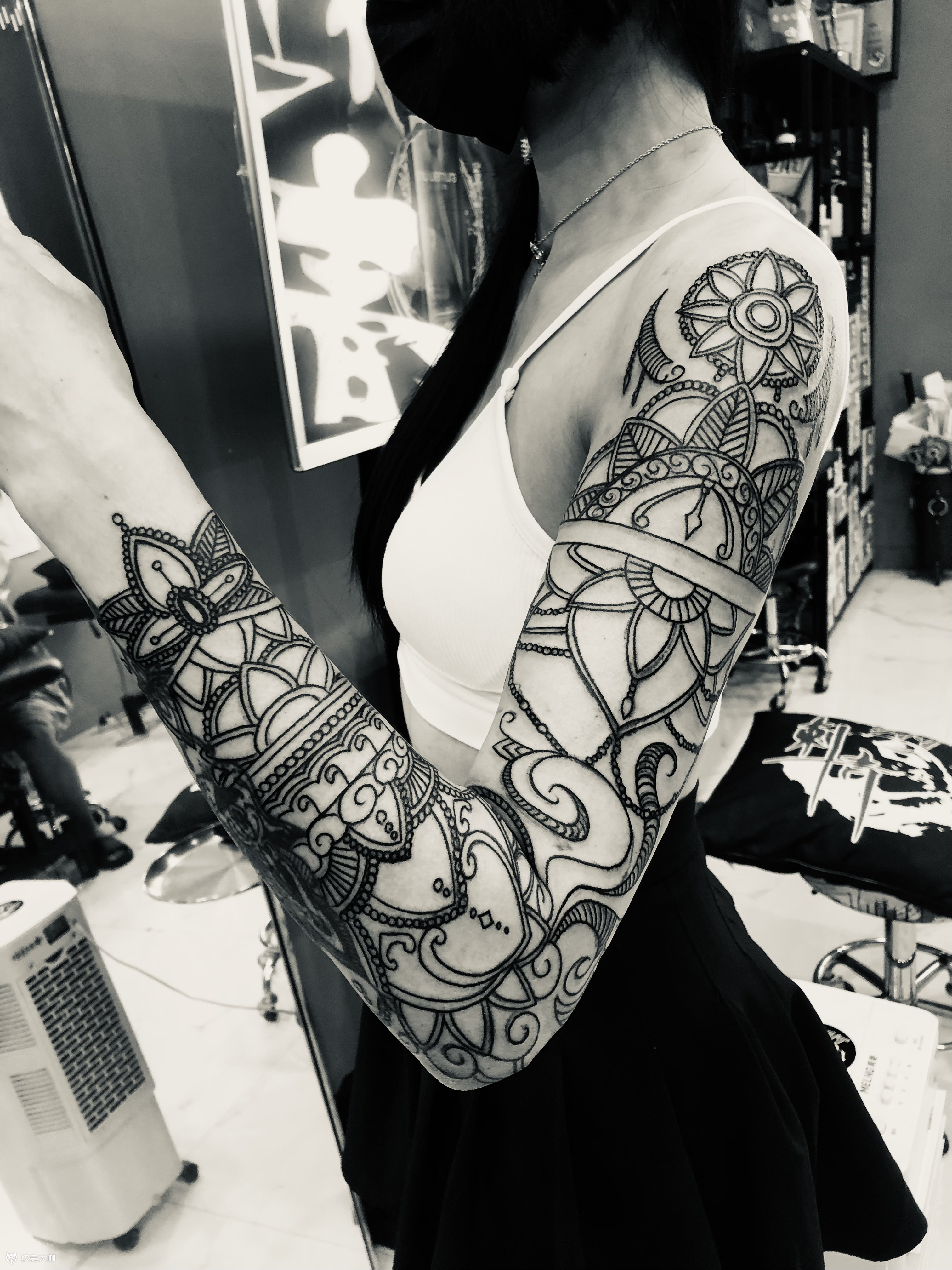 网红新花臂3800_纹身图案手稿图片_twtattooht的纹身作品集