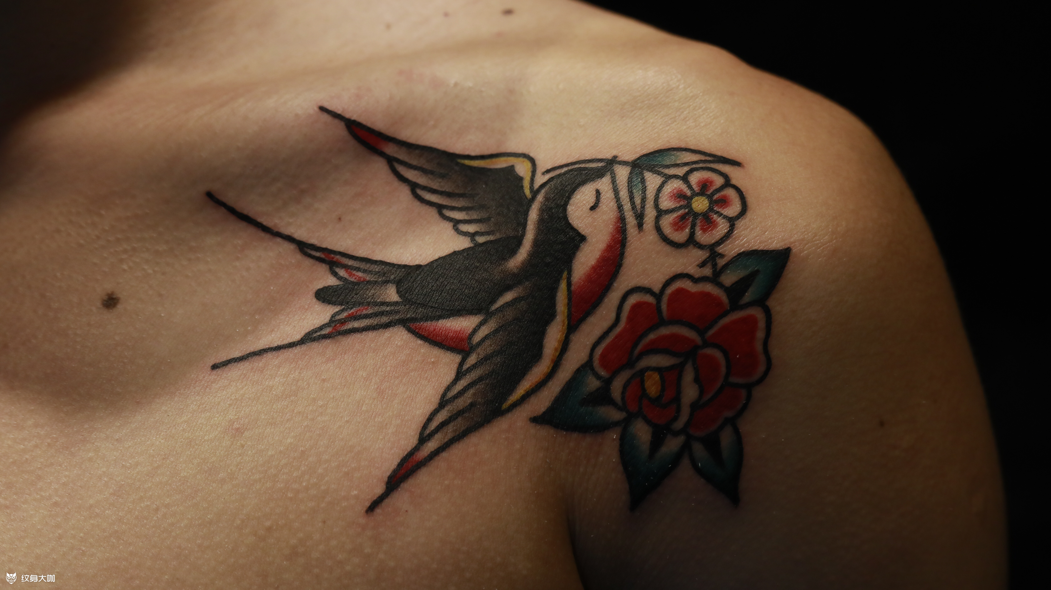 燕子94_纹身图案手稿图片_雕安客服的纹身作品集