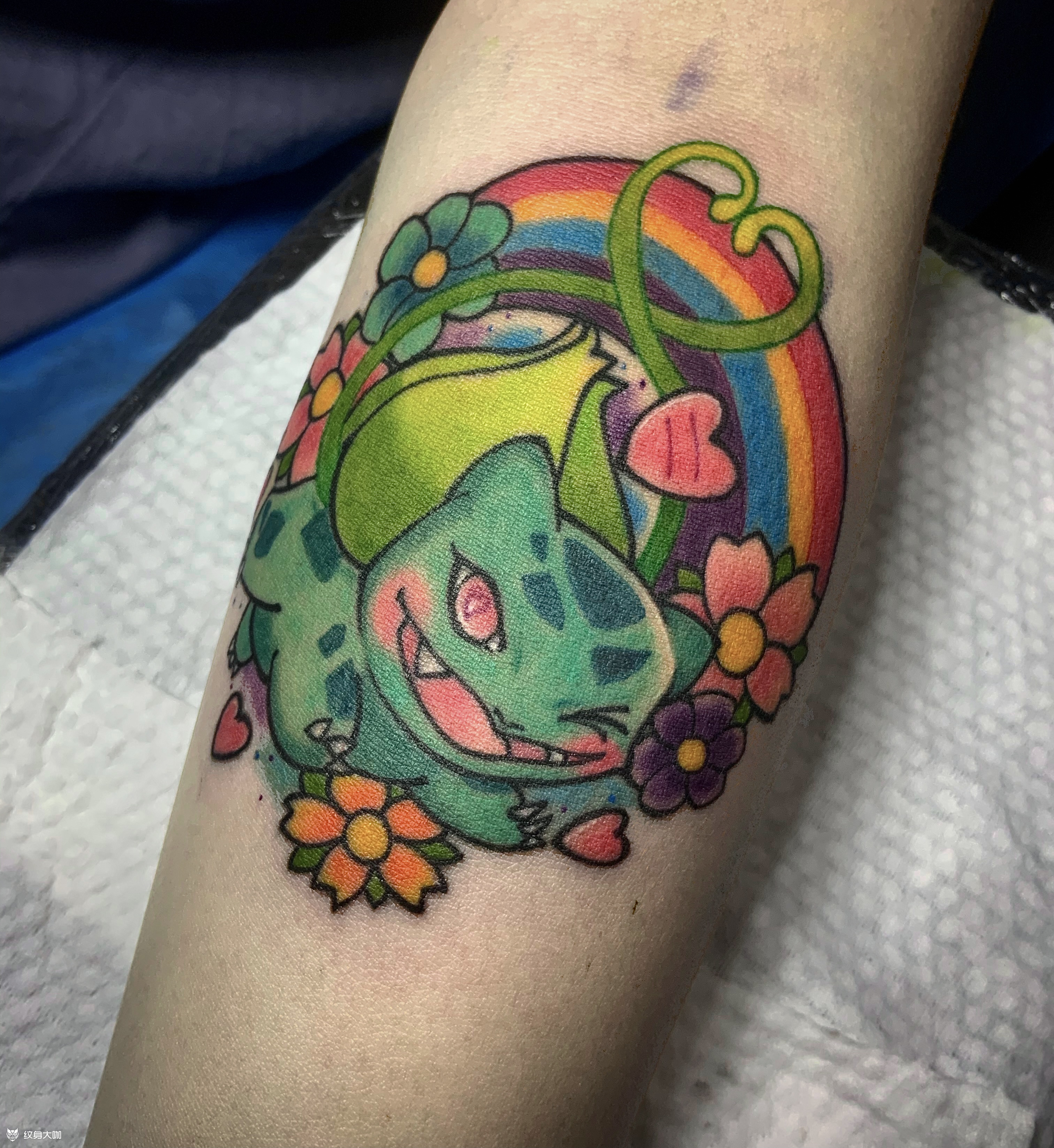 蒜头王八_纹身图案手稿图片_刘恒的纹身作品集