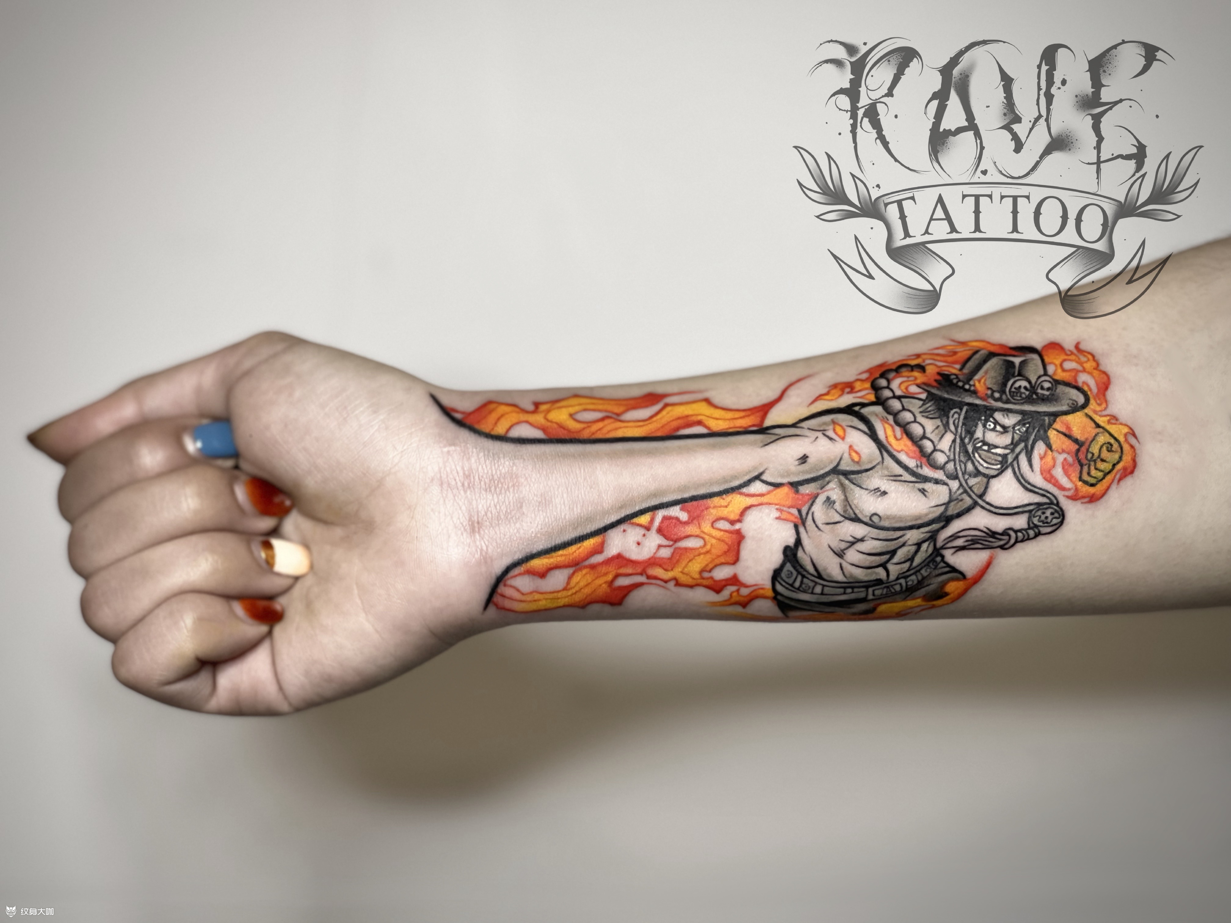 艾斯_纹身图案手稿图片_raye 瑞哥的纹身作品集