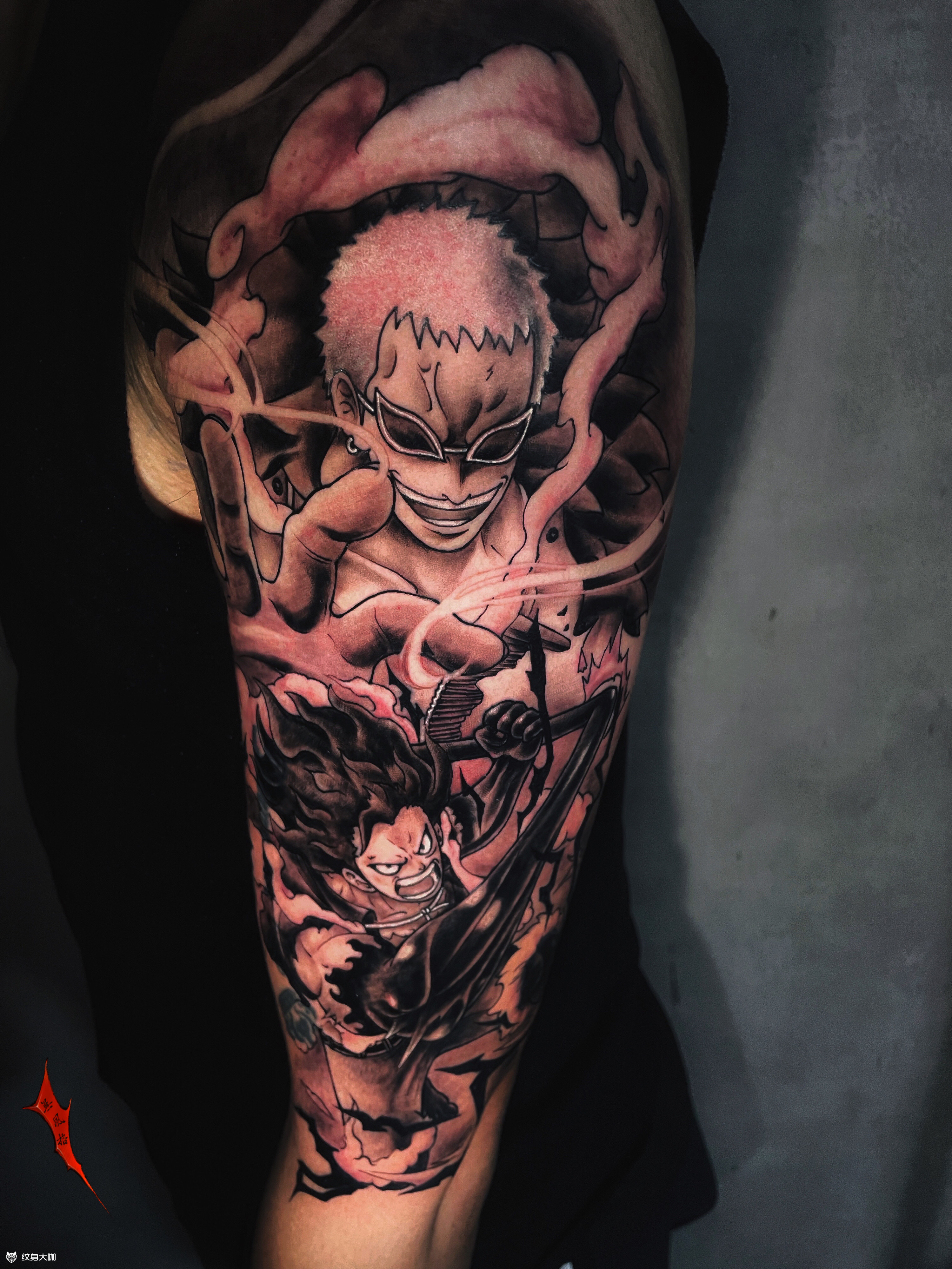 海贼王_纹身图案手稿图片_无风格-啊冰的纹身作品集