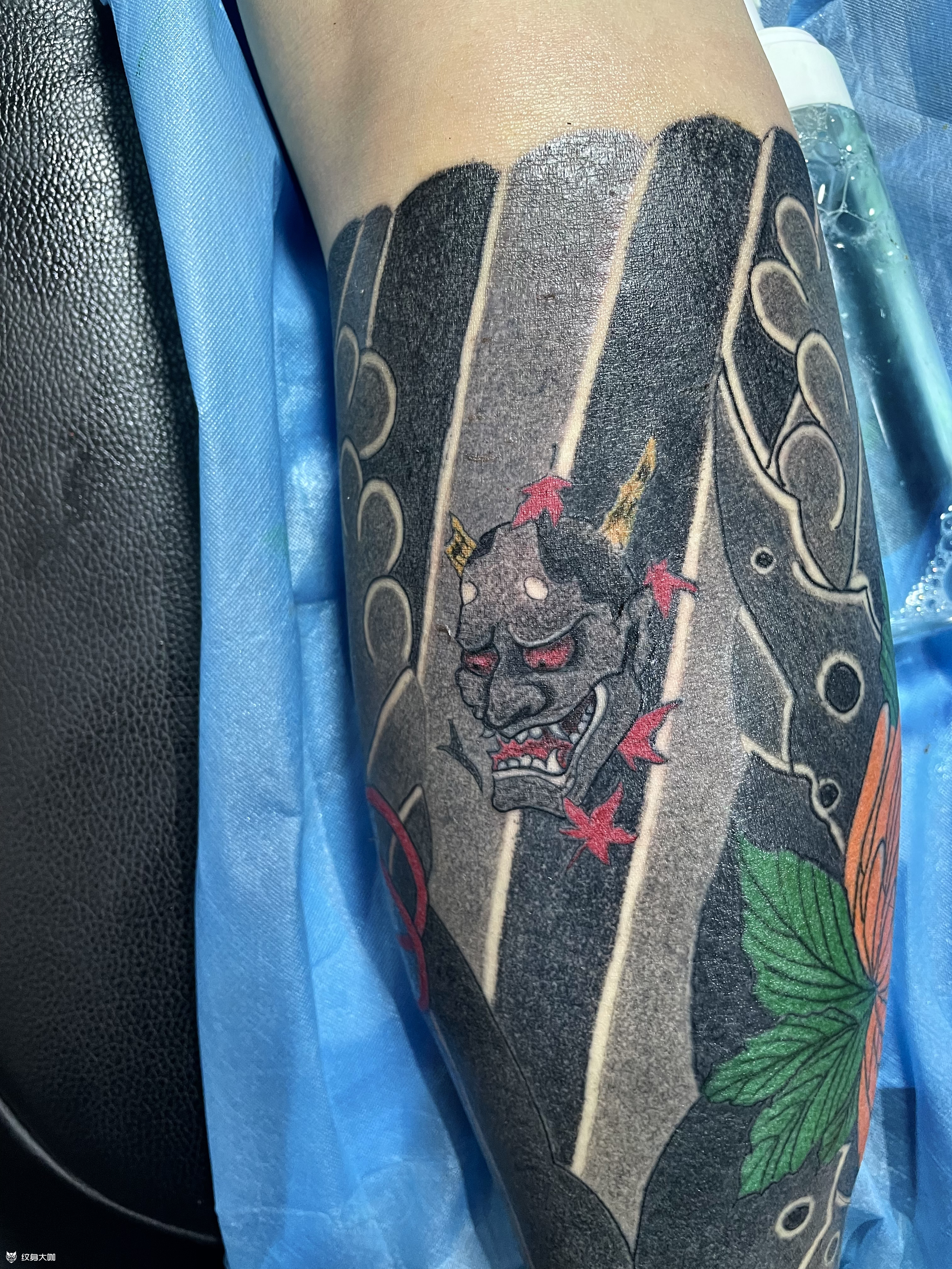 阿多福包小腿_纹身吧社区 - 纹身大咖