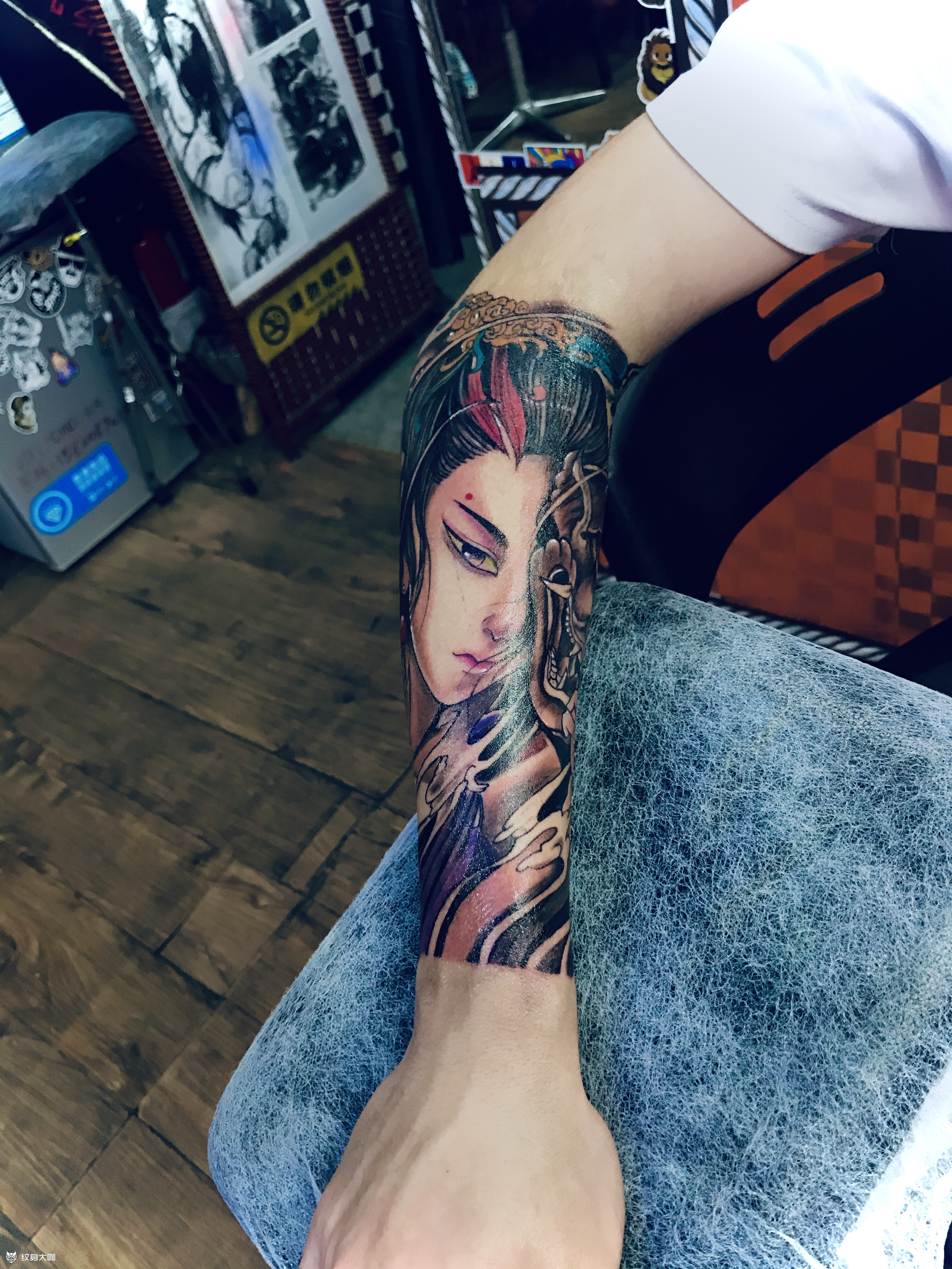 艺妓包小臂_纹身吧社区 - 纹身大咖