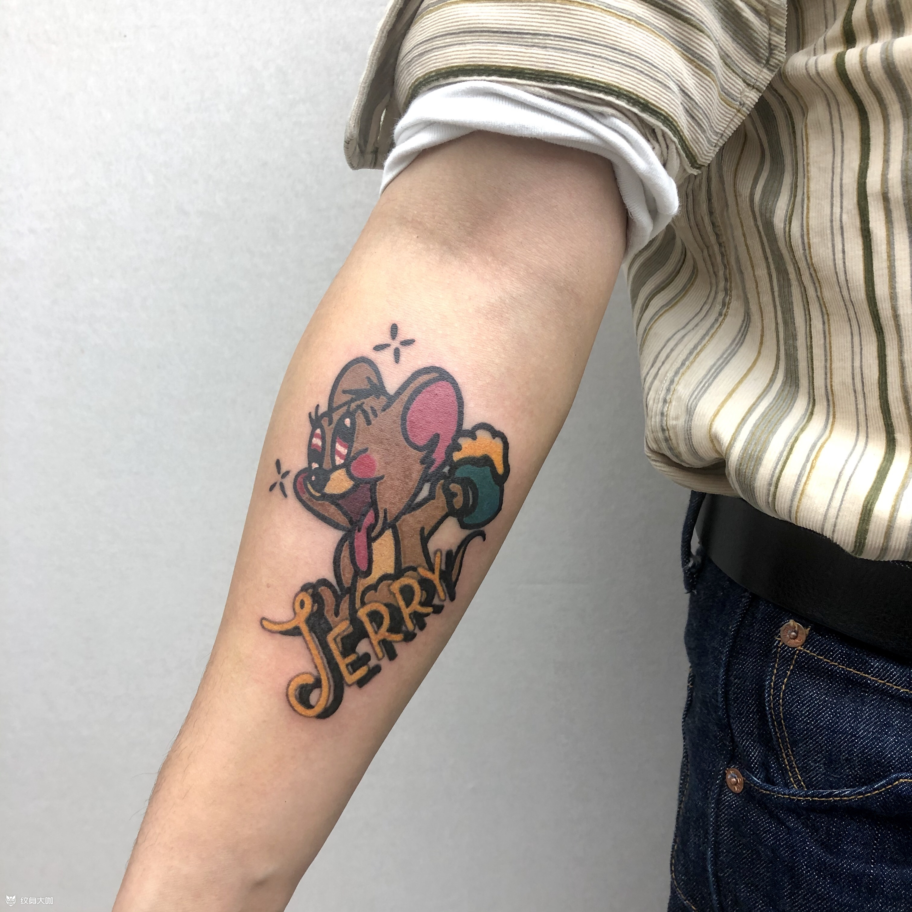 杰瑞_纹身图案手稿图片_朱君的纹身作品集