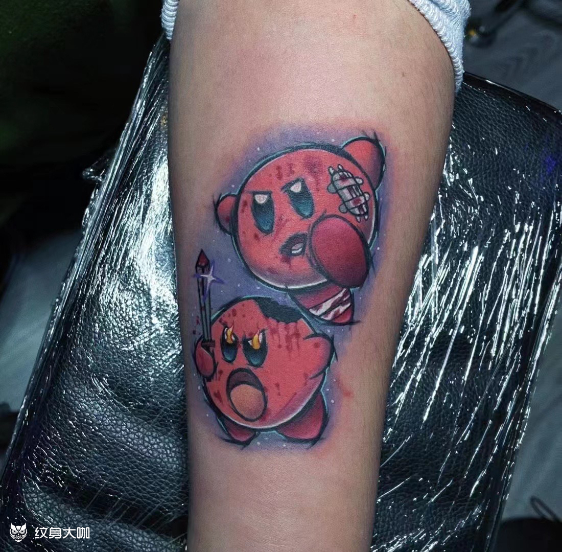 星之卡比_纹身图案手稿图片_backlight 的纹身作品集