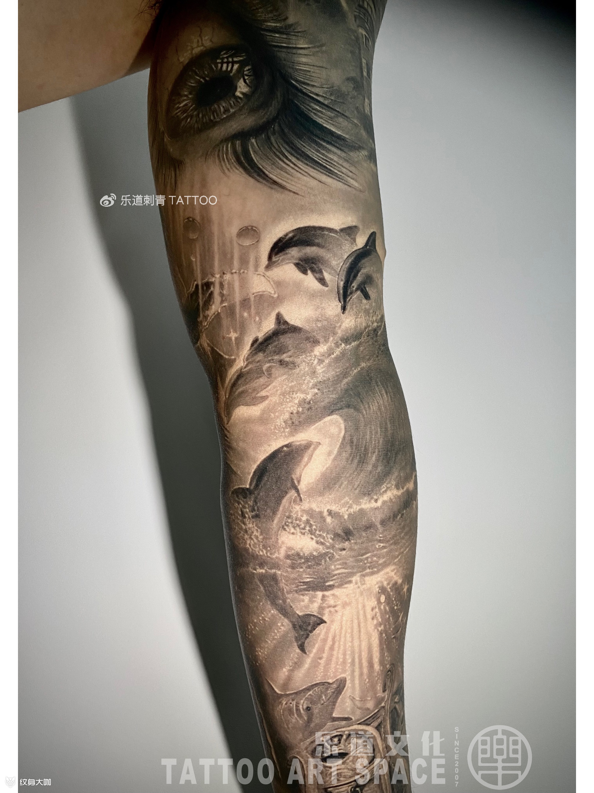 鲸落万物生 恢复一年后的留色质_纹身吧社区 - 纹身大咖