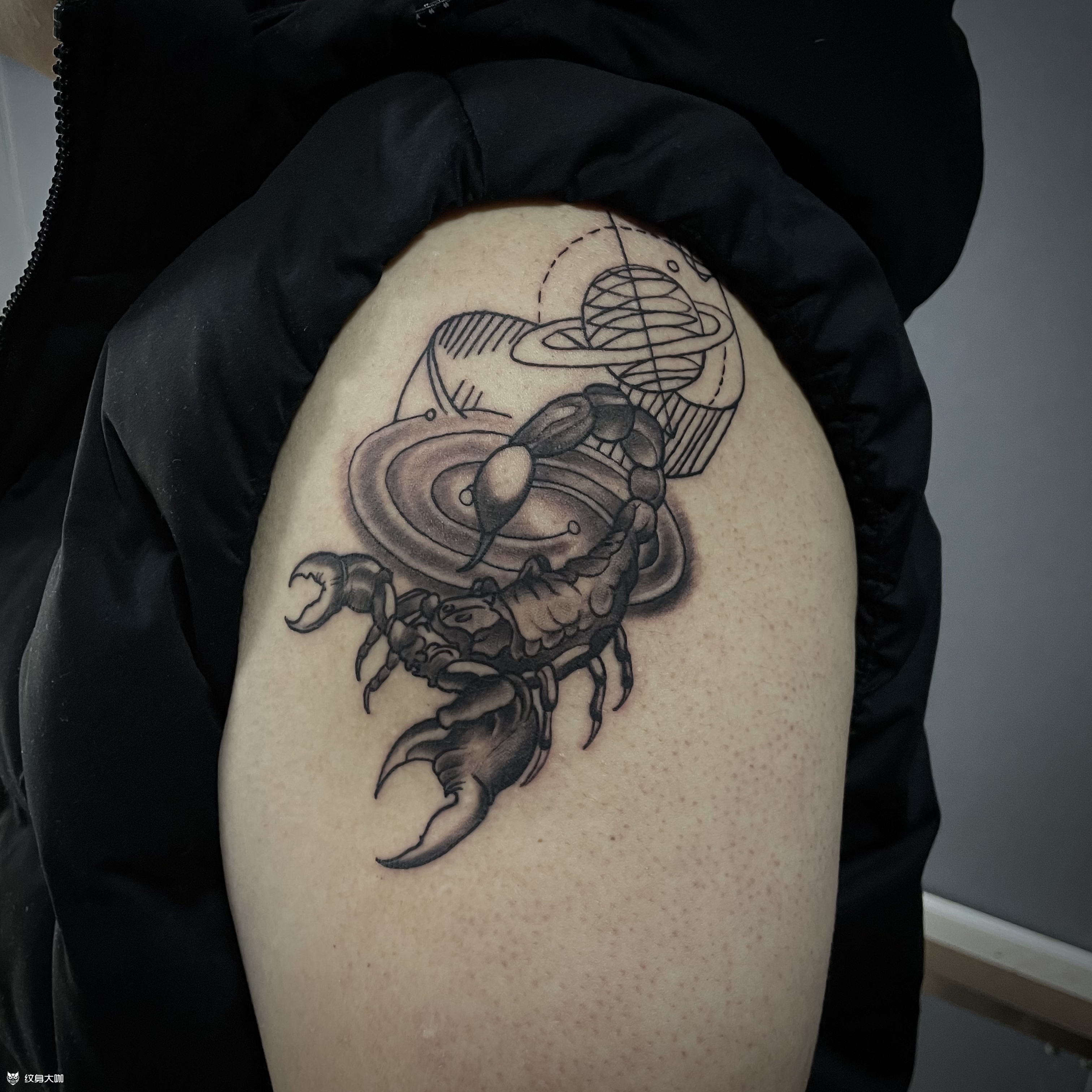 天蝎座_纹身图案手稿图片_耀tattoo的纹身作品集