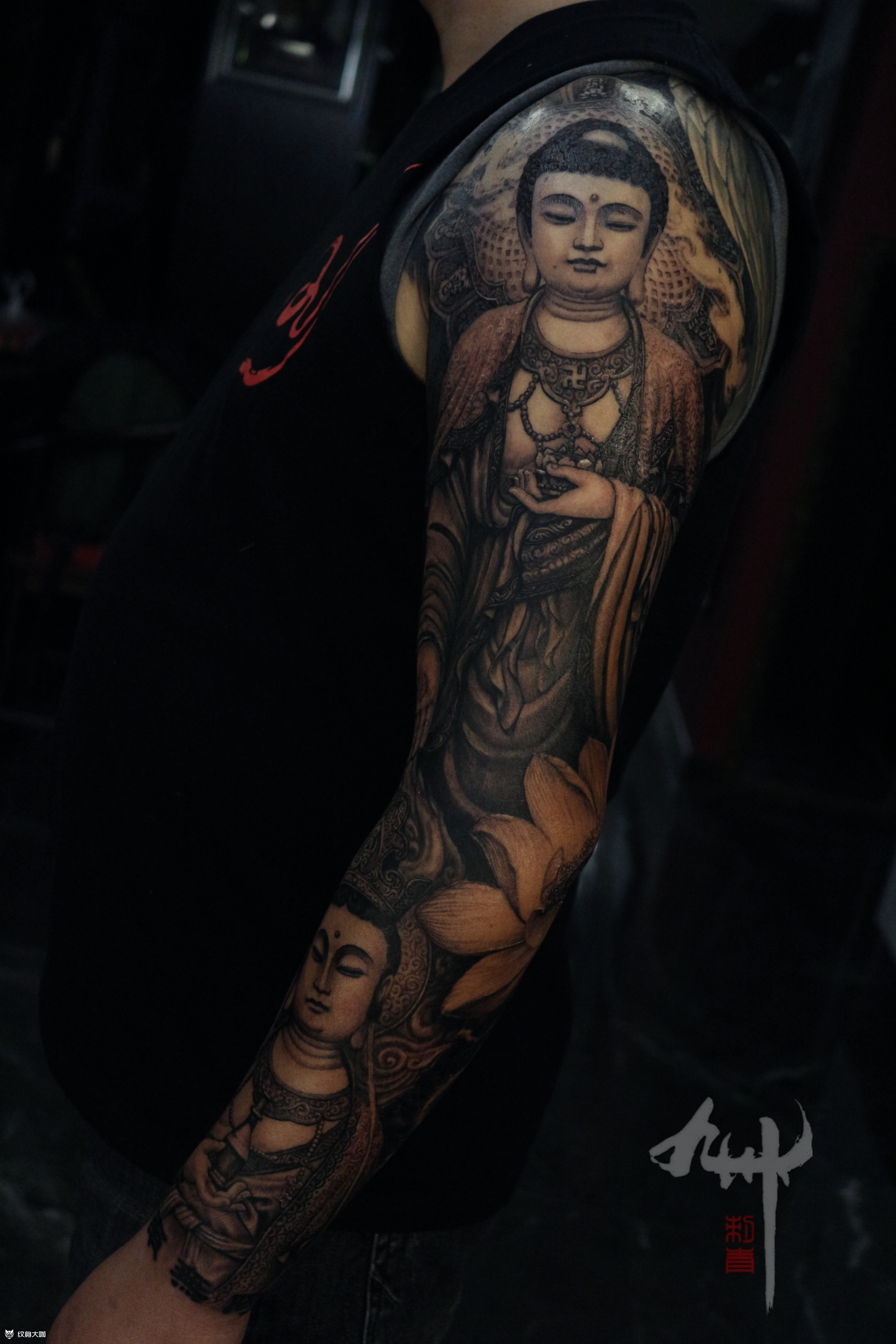 西方三圣_纹身图案手稿图片_庄永生的纹身作品集