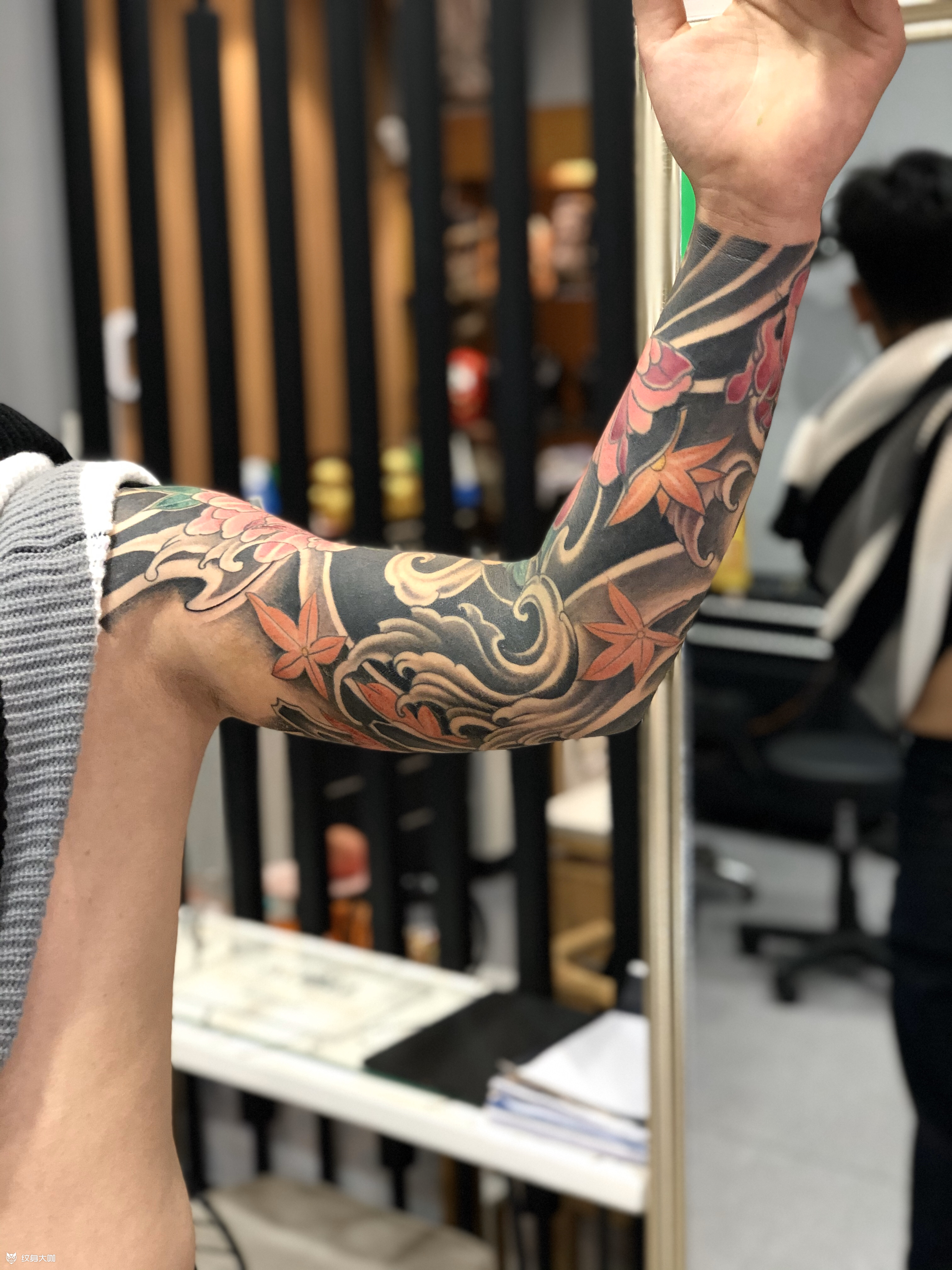 花臂纹身