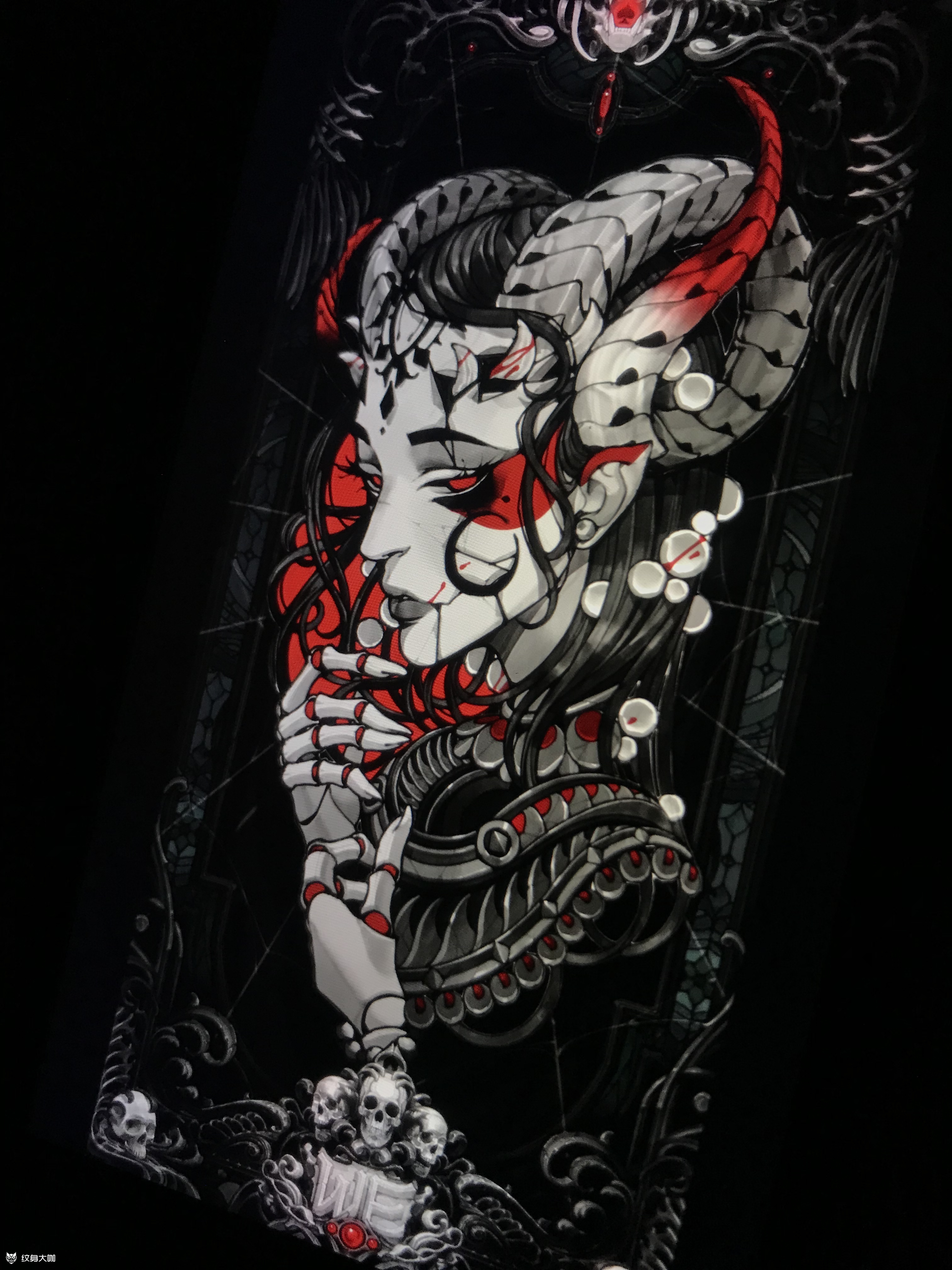 7515潘神7515守护之神,又称为_纹身吧社区 - 纹身大咖