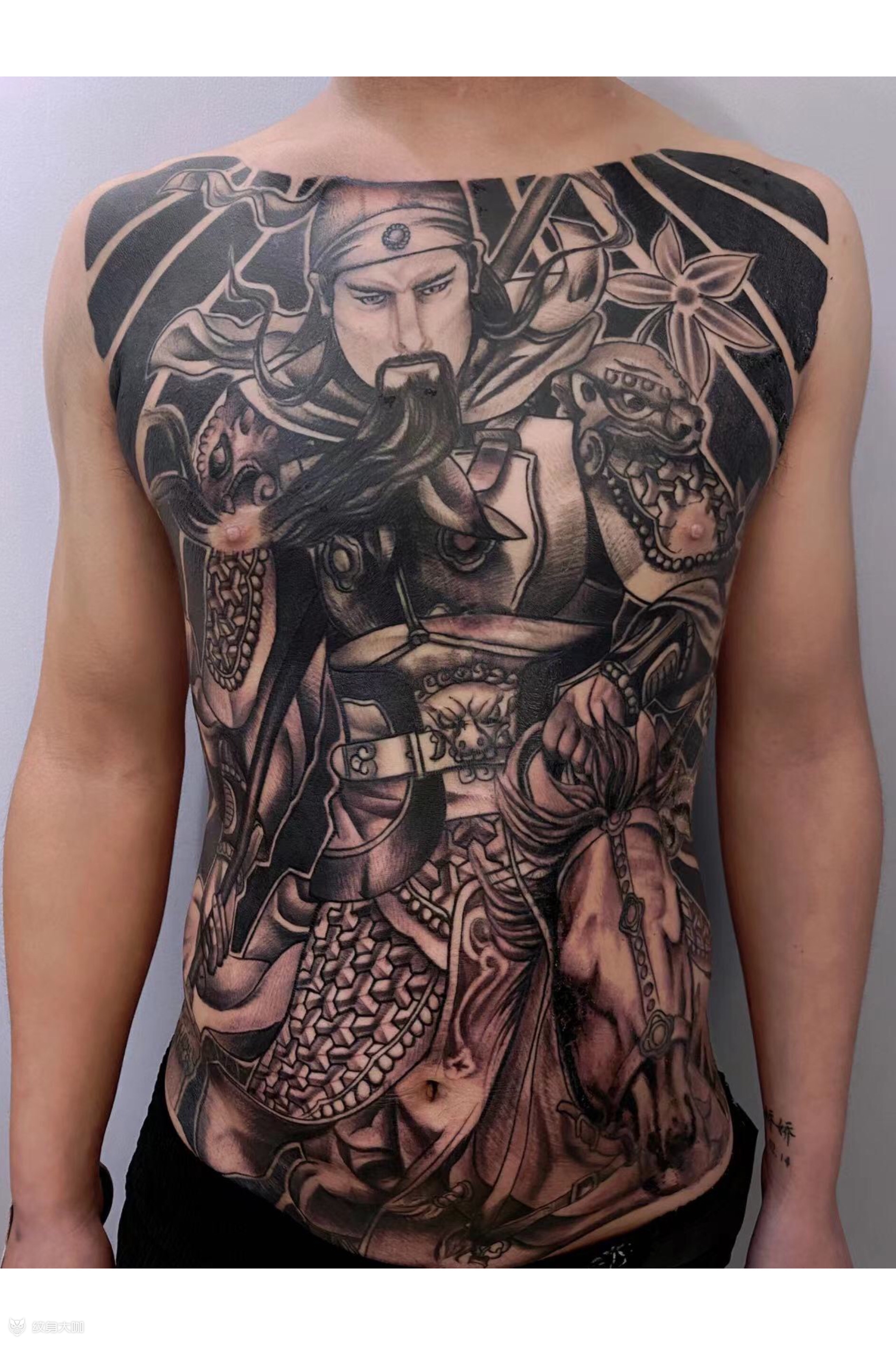 关公_纹身图案手稿图片_阿迪的纹身作品集