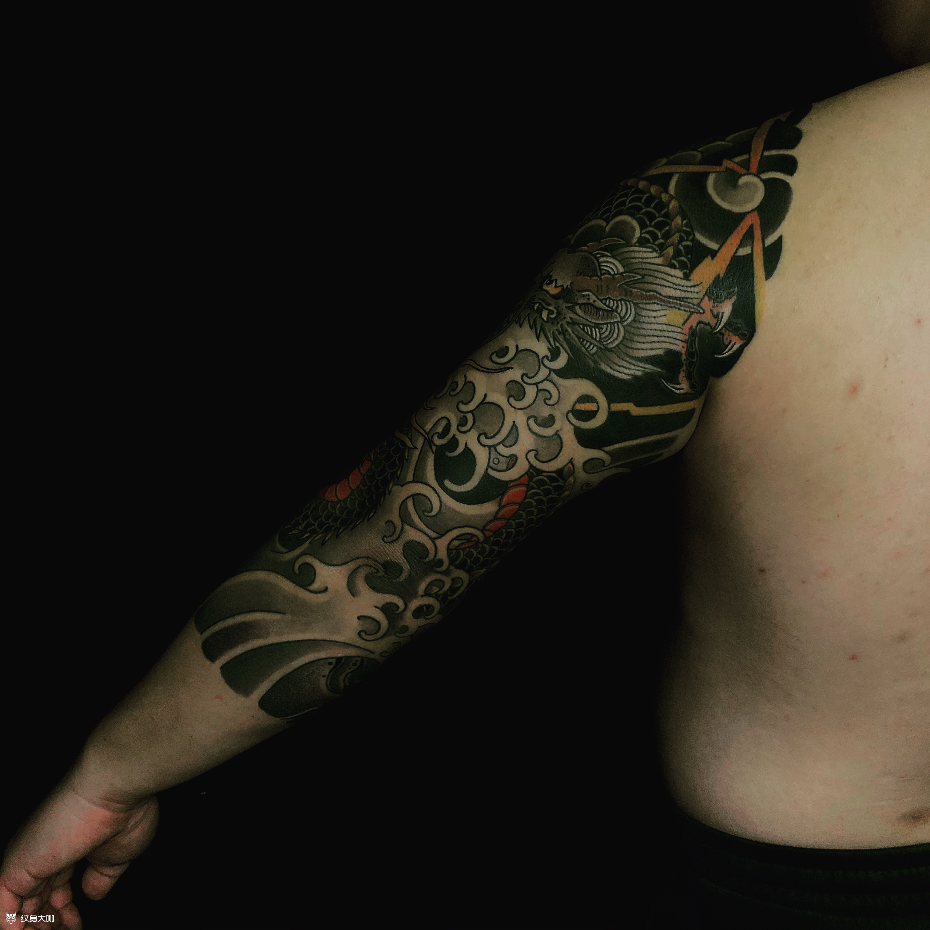 老传统半甲七分袖