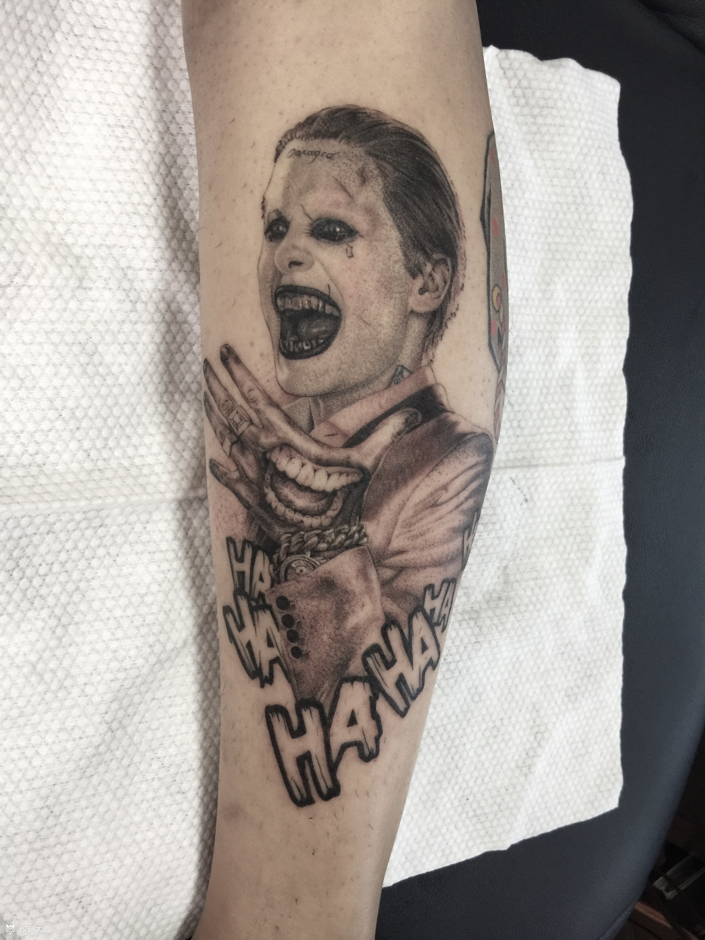 小丑07_纹身图案手稿图片_阎鸿的纹身作品集