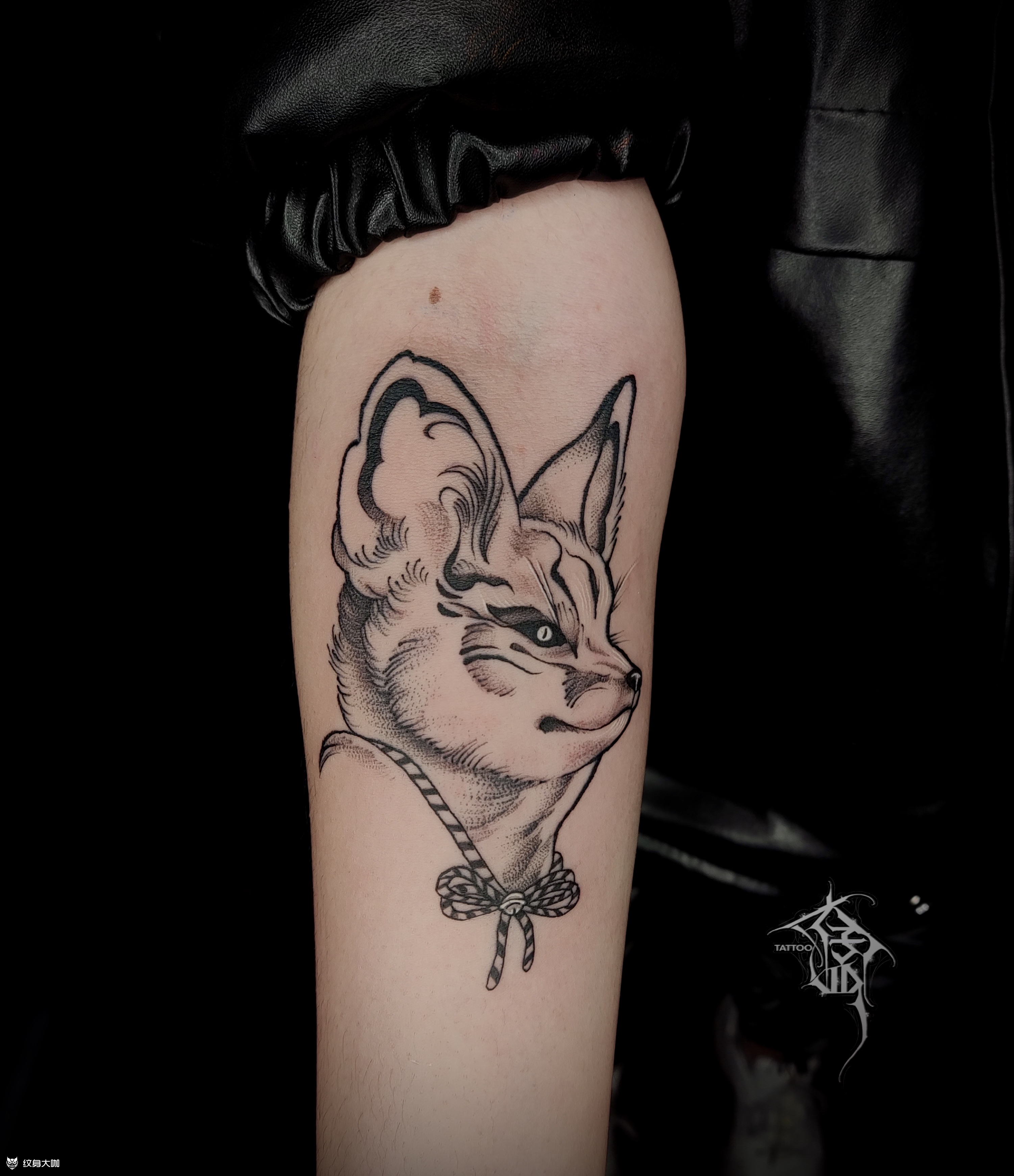 小狐狸_纹身图案手稿图片_静阿静90的纹身作品集