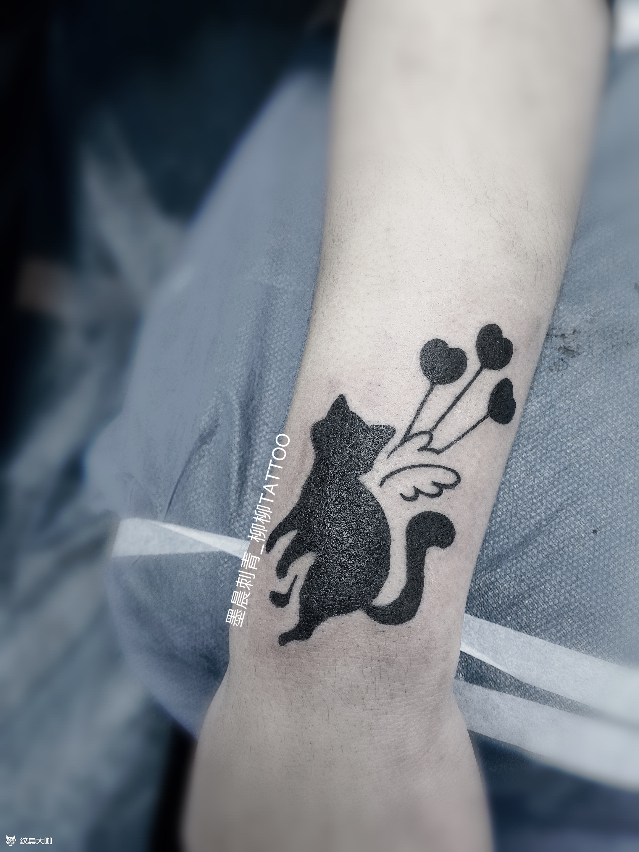 猫 覆盖_纹身图案手稿图片_柳柳的纹身作品集