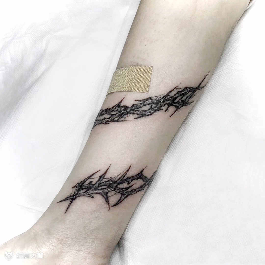 荆棘_纹身图案手稿图片_z2l_g的纹身作品集