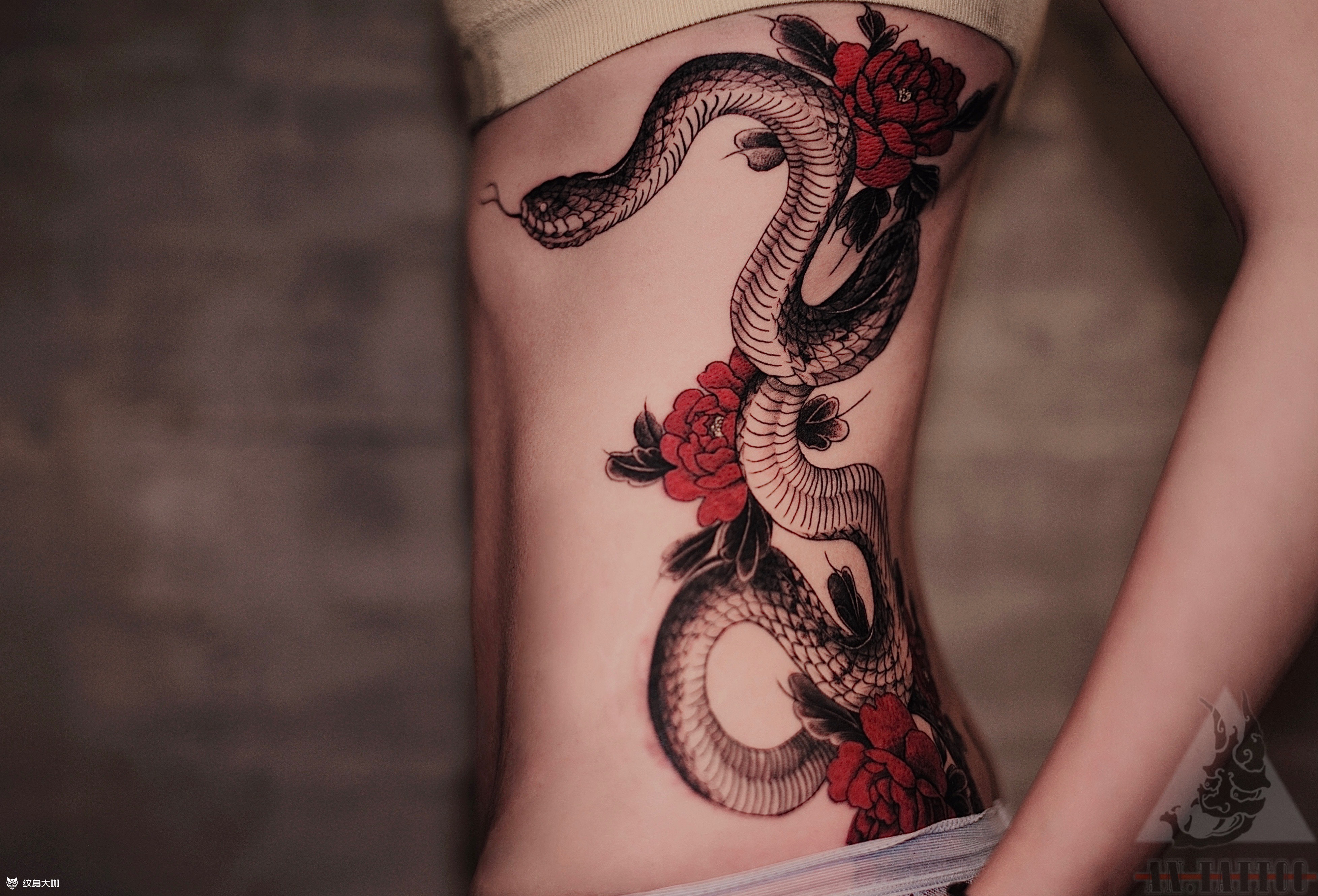 腰部97纹身图案大全 - 纹身大咖