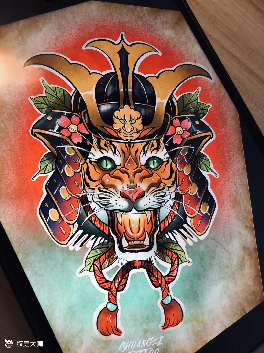 虎虎生威心有猛虎细嗅蔷薇