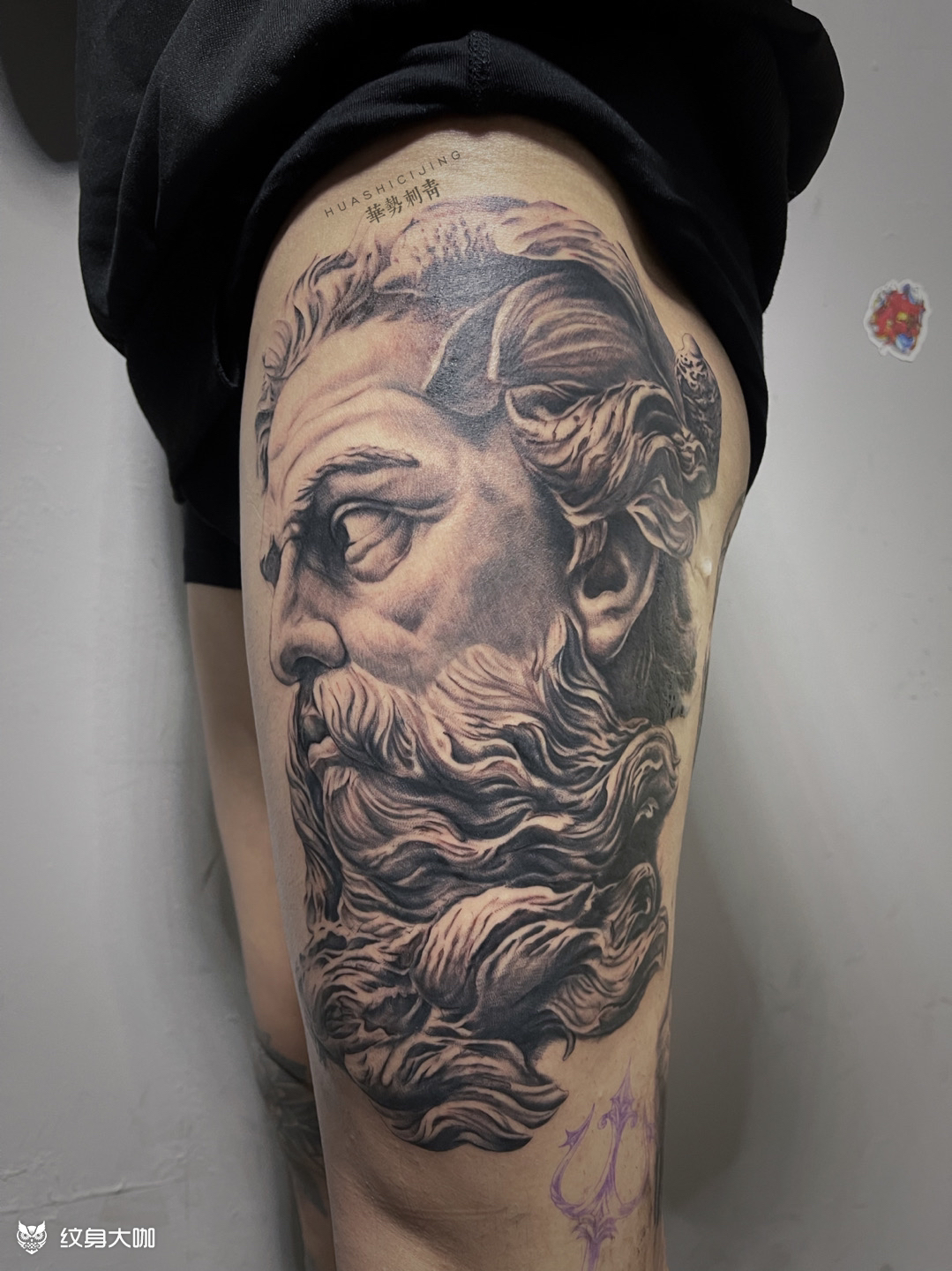 海王_纹身图案手稿图片_华势的纹身作品集