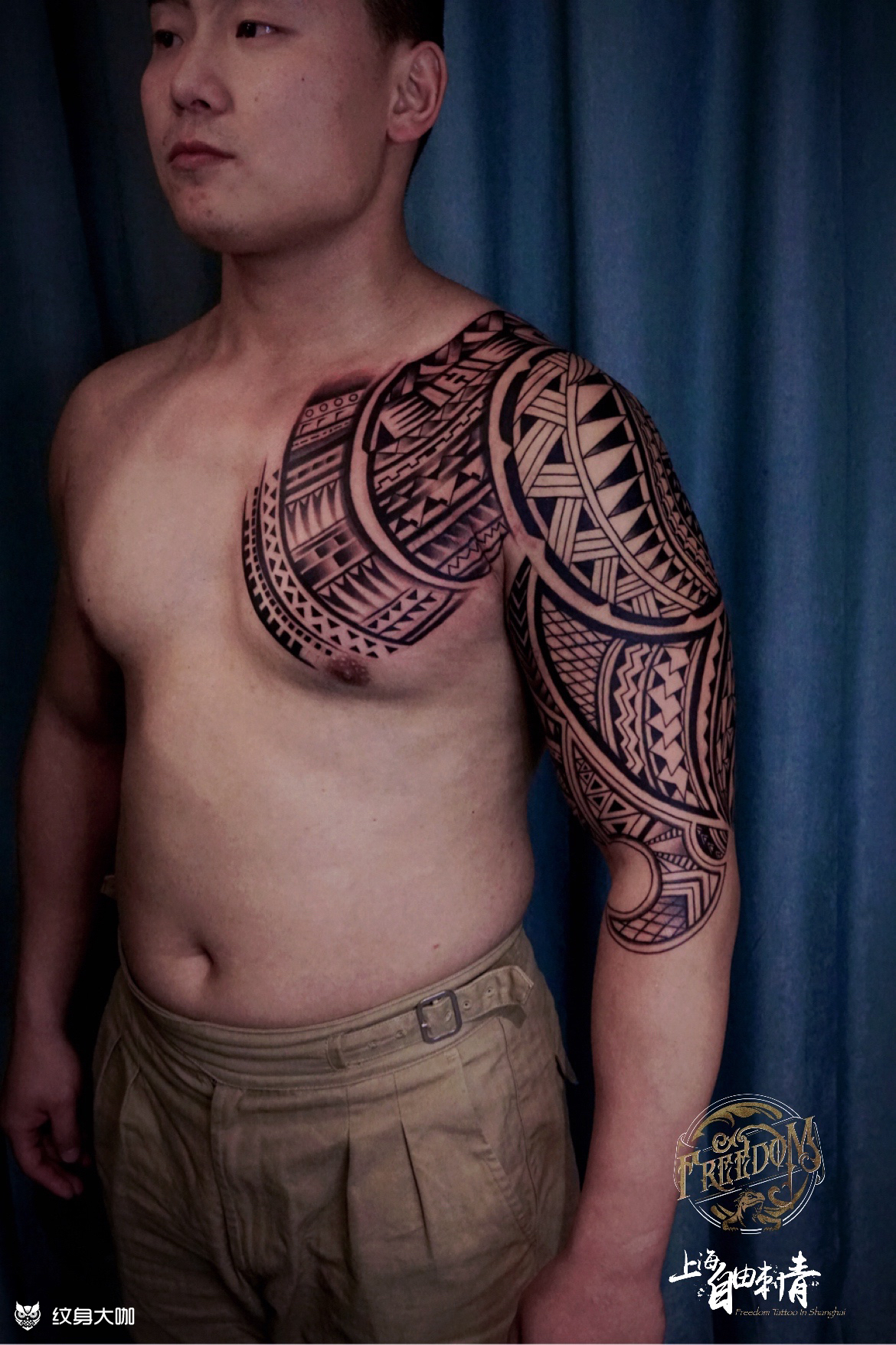 图腾半甲_纹身吧社区 - 纹身大咖