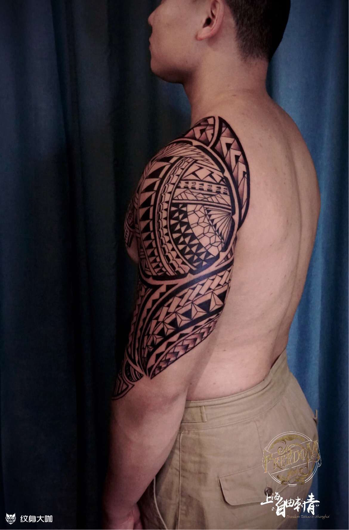 图腾半甲_纹身吧社区 - 纹身大咖