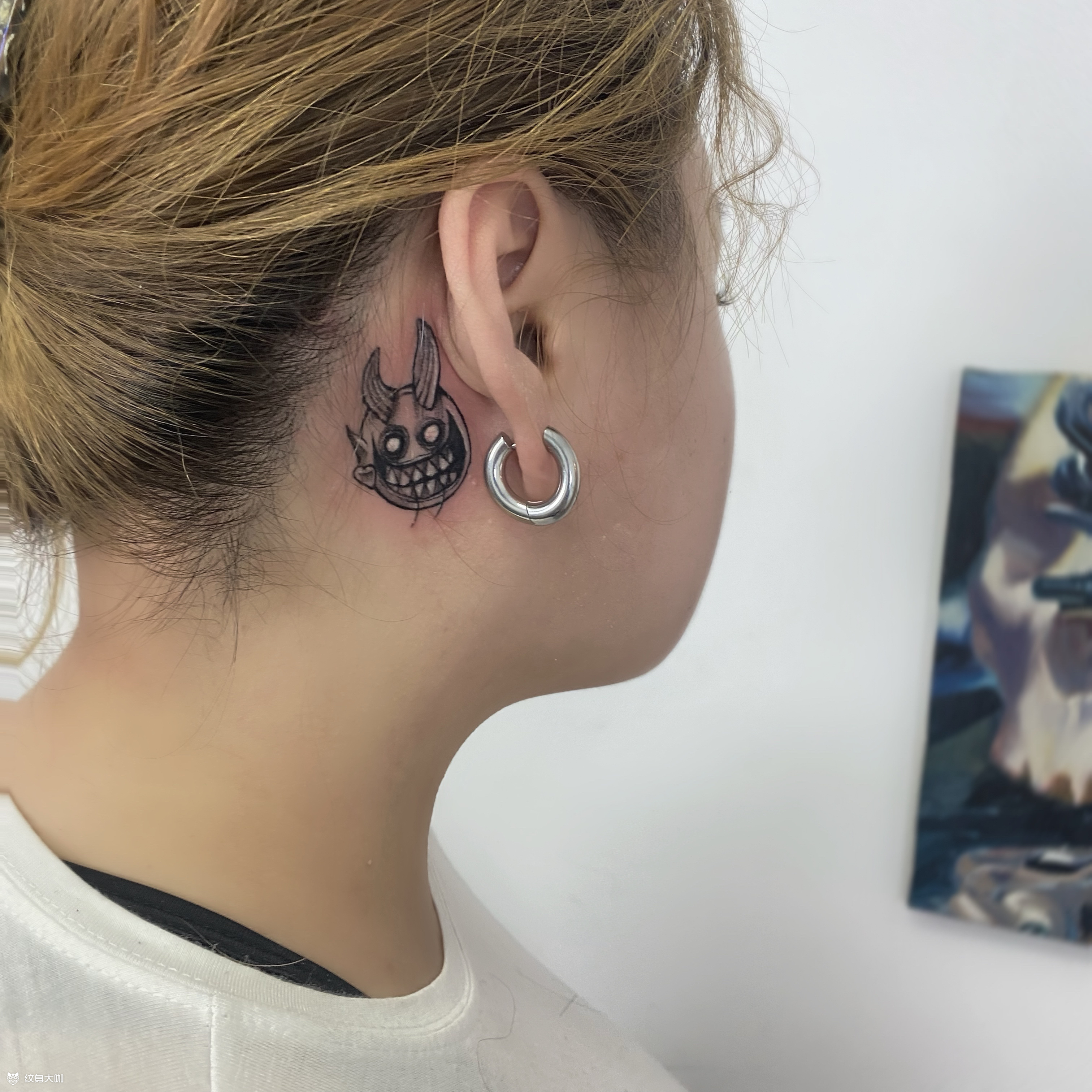 小恶魔_纹身图案手稿图片_刘大鹏的纹身作品集