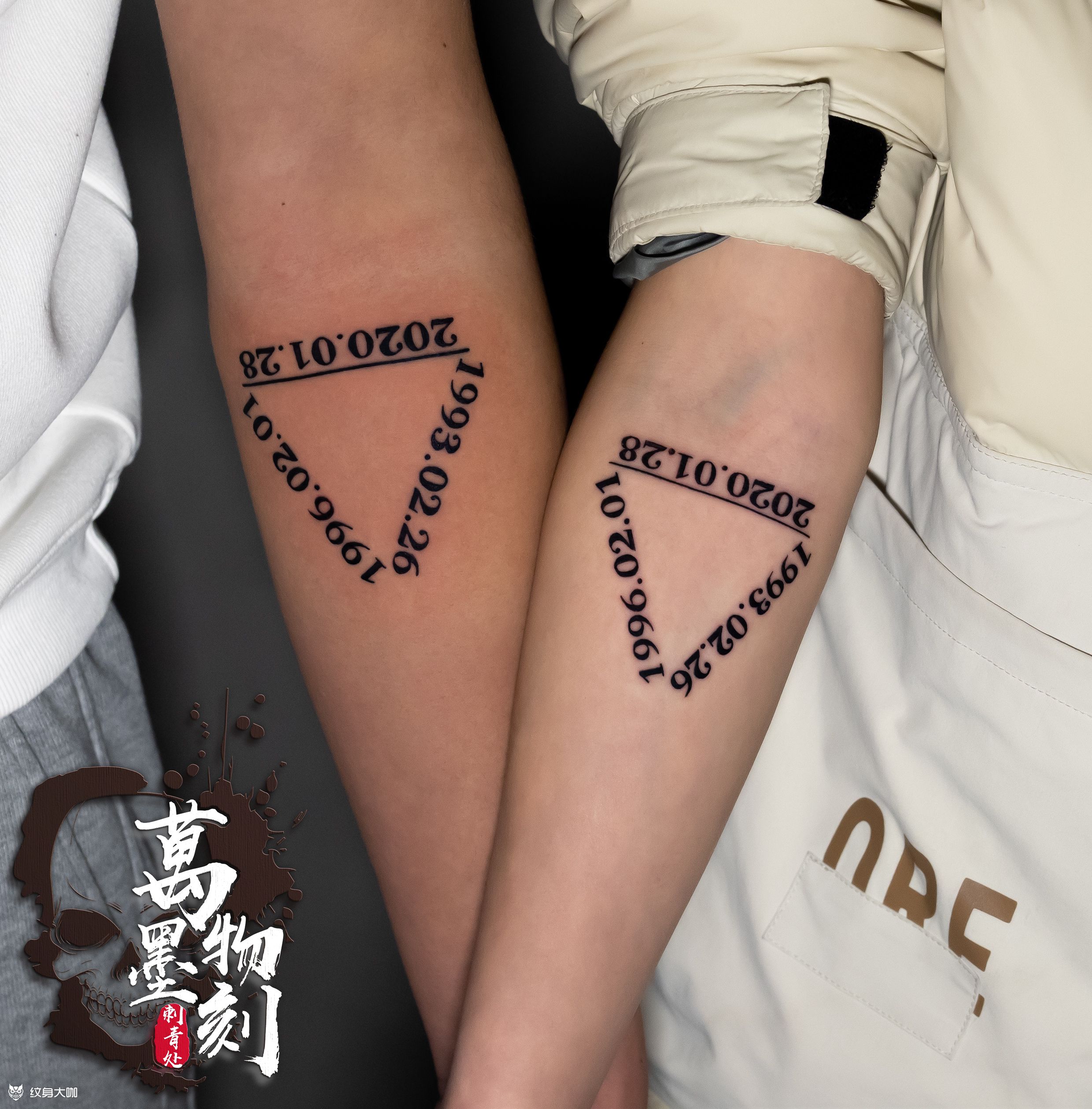 夫妻档一家三口_纹身图案手稿图片_陈凡的纹身作品集