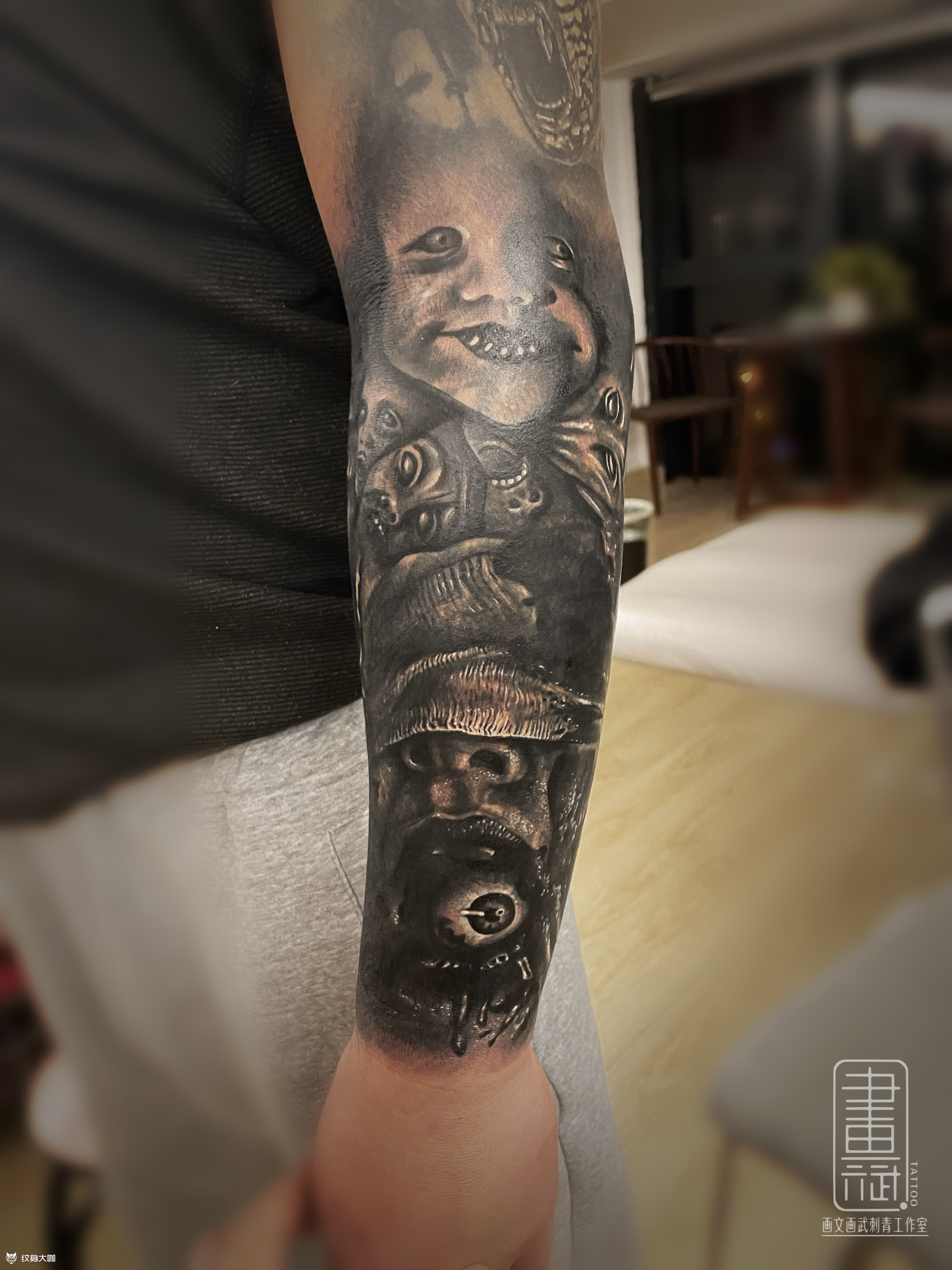 遮盖暴力遮盖,耗时15个小时_纹身吧社区 - 纹身大咖