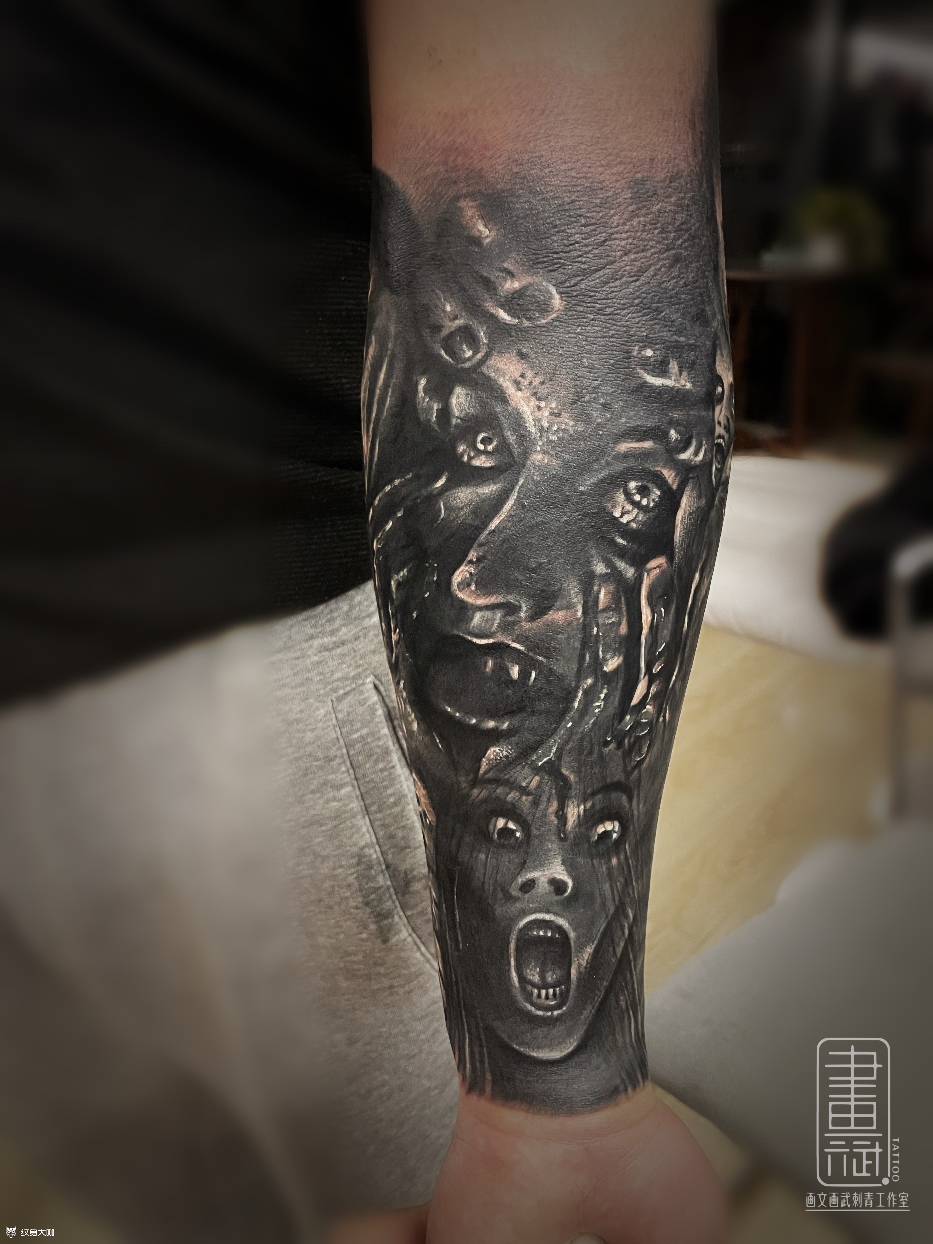 遮盖暴力遮盖,耗时15个小时_纹身吧社区 - 纹身大咖