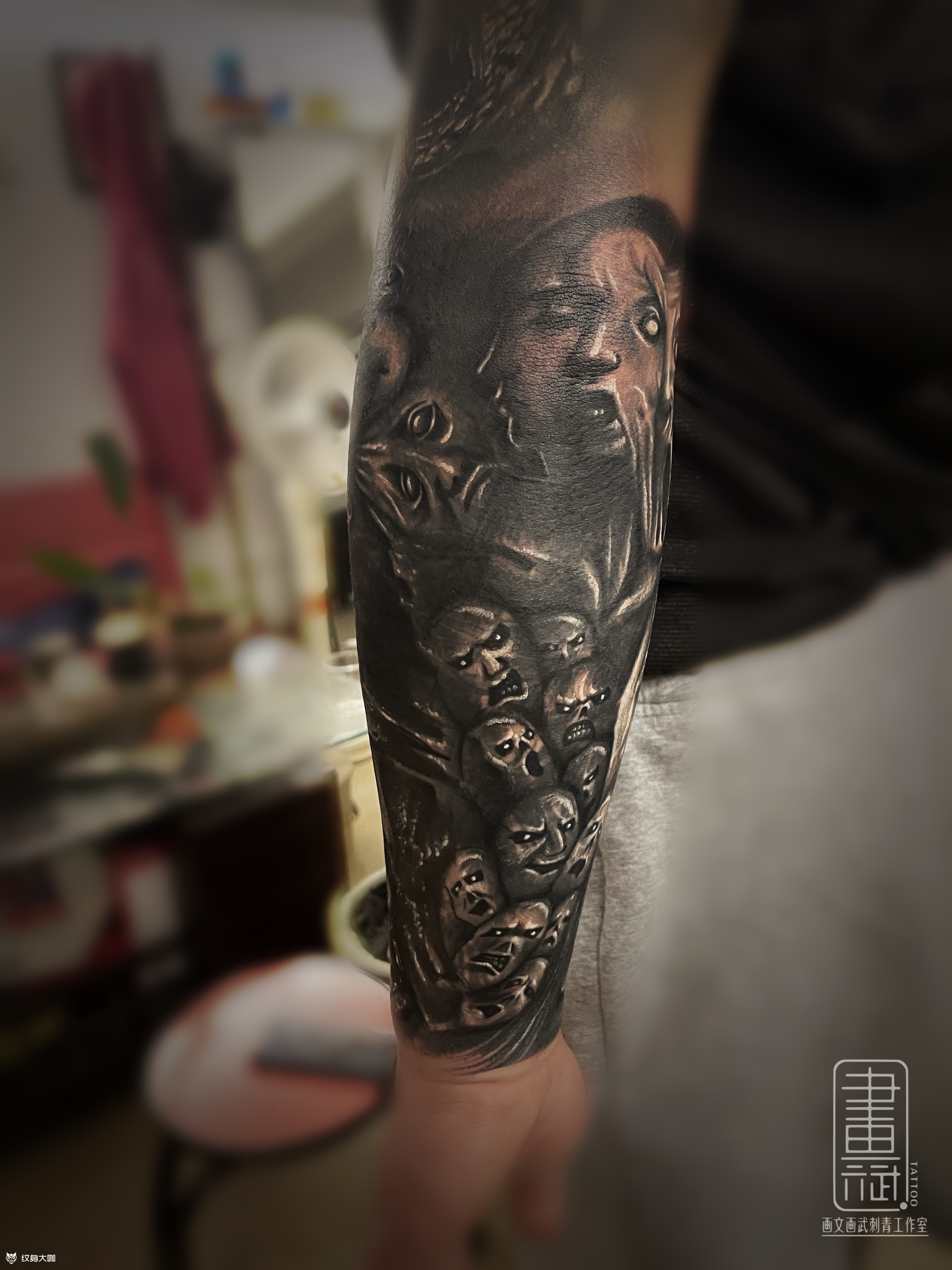 遮盖暴力遮盖,耗时15个小时_纹身吧社区 - 纹身大咖