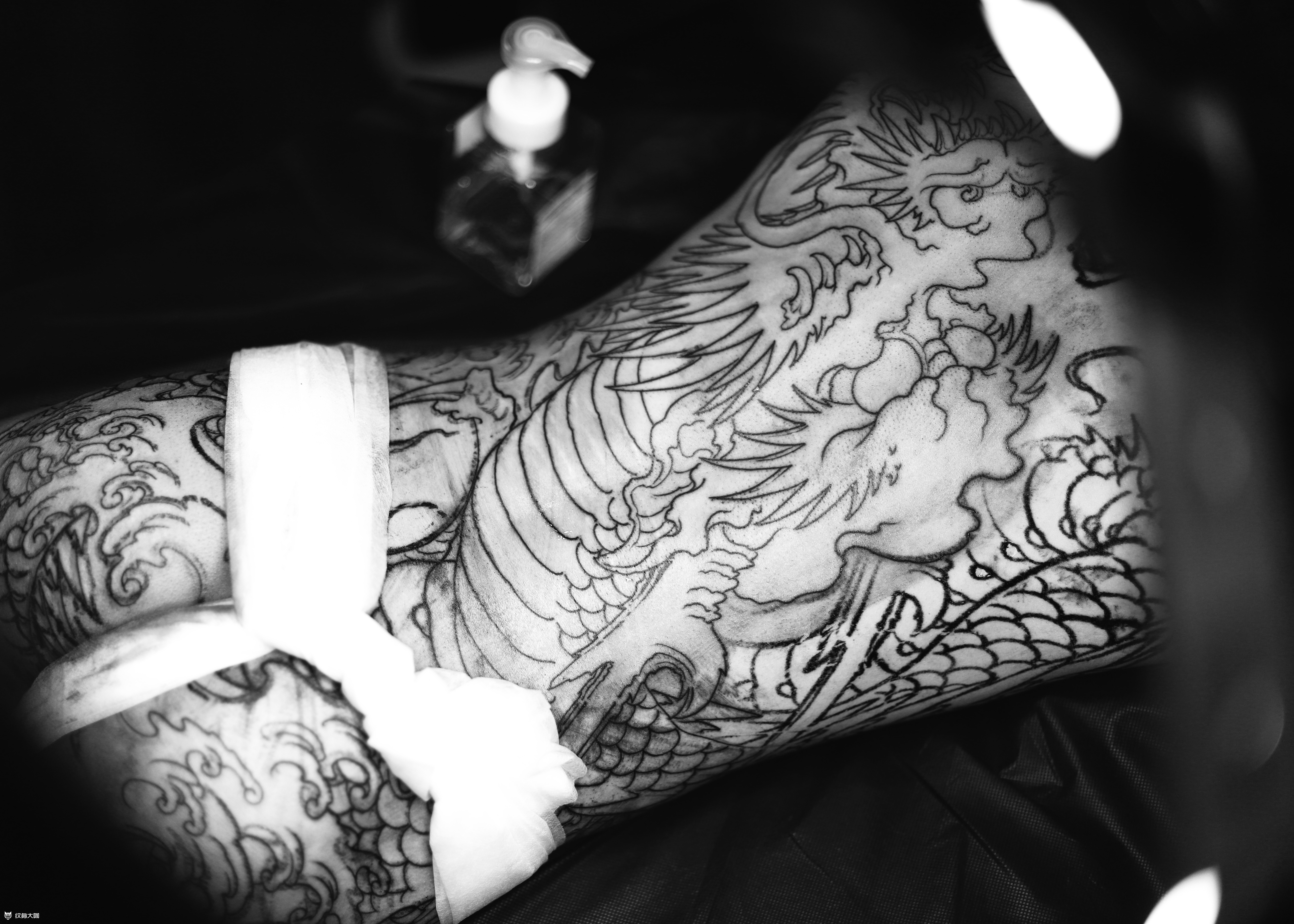 通体第一回_纹身图案手稿图片_子枫的纹身作品集