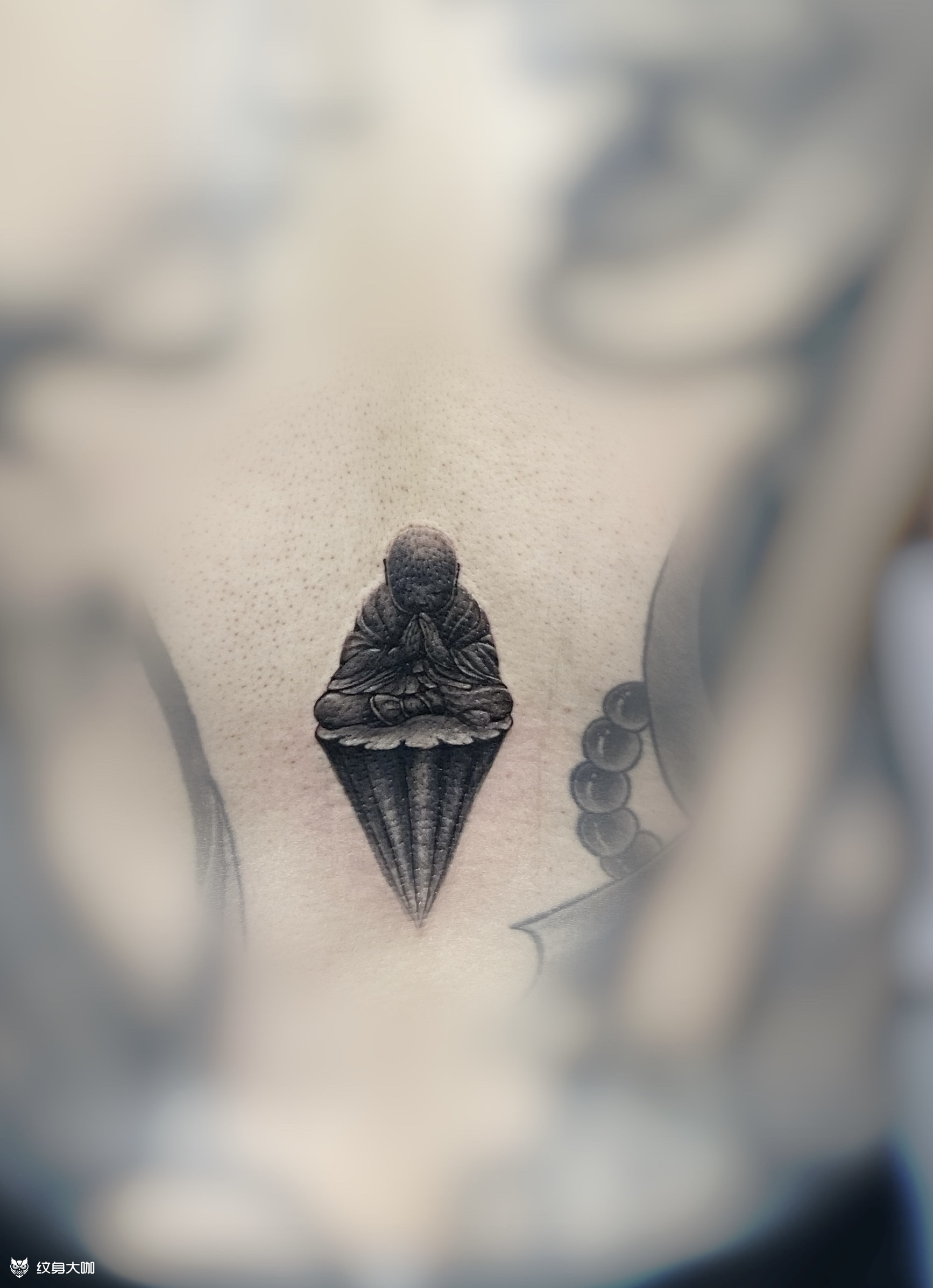 小和尚_纹身图案手稿图片_午夜刺客的纹身作品集