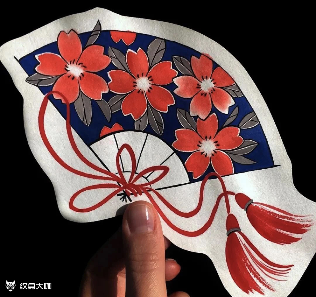 老传统樱花手稿_纹身吧社区 - 纹身大咖