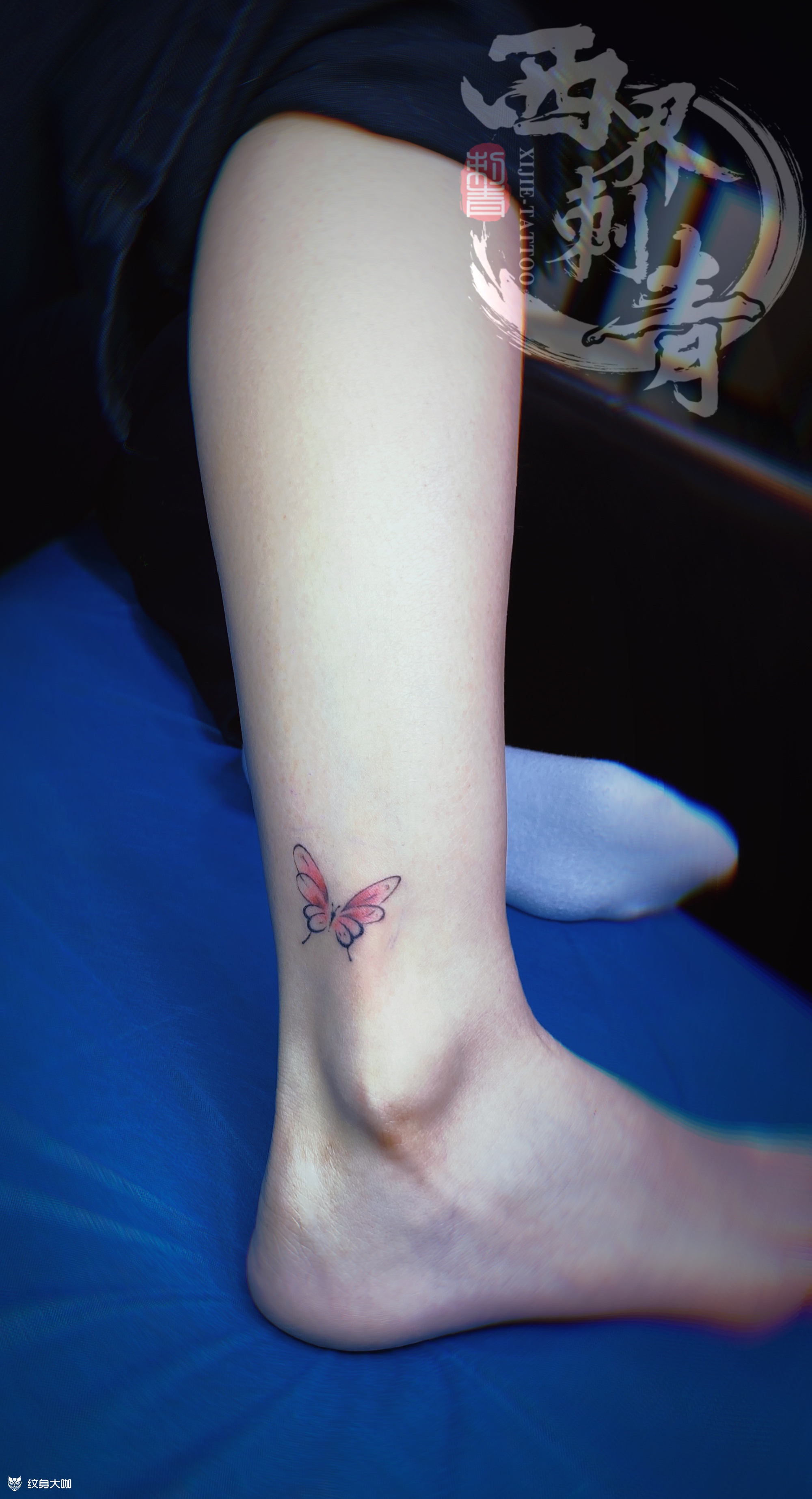 蝴蝶小清新纹身