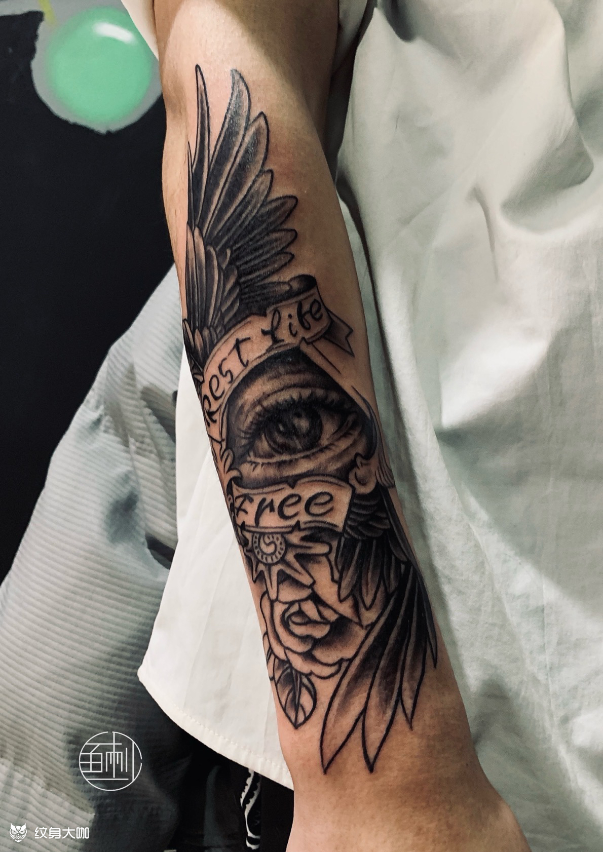 欧美_纹身图案手稿图片_大于的纹身作品集