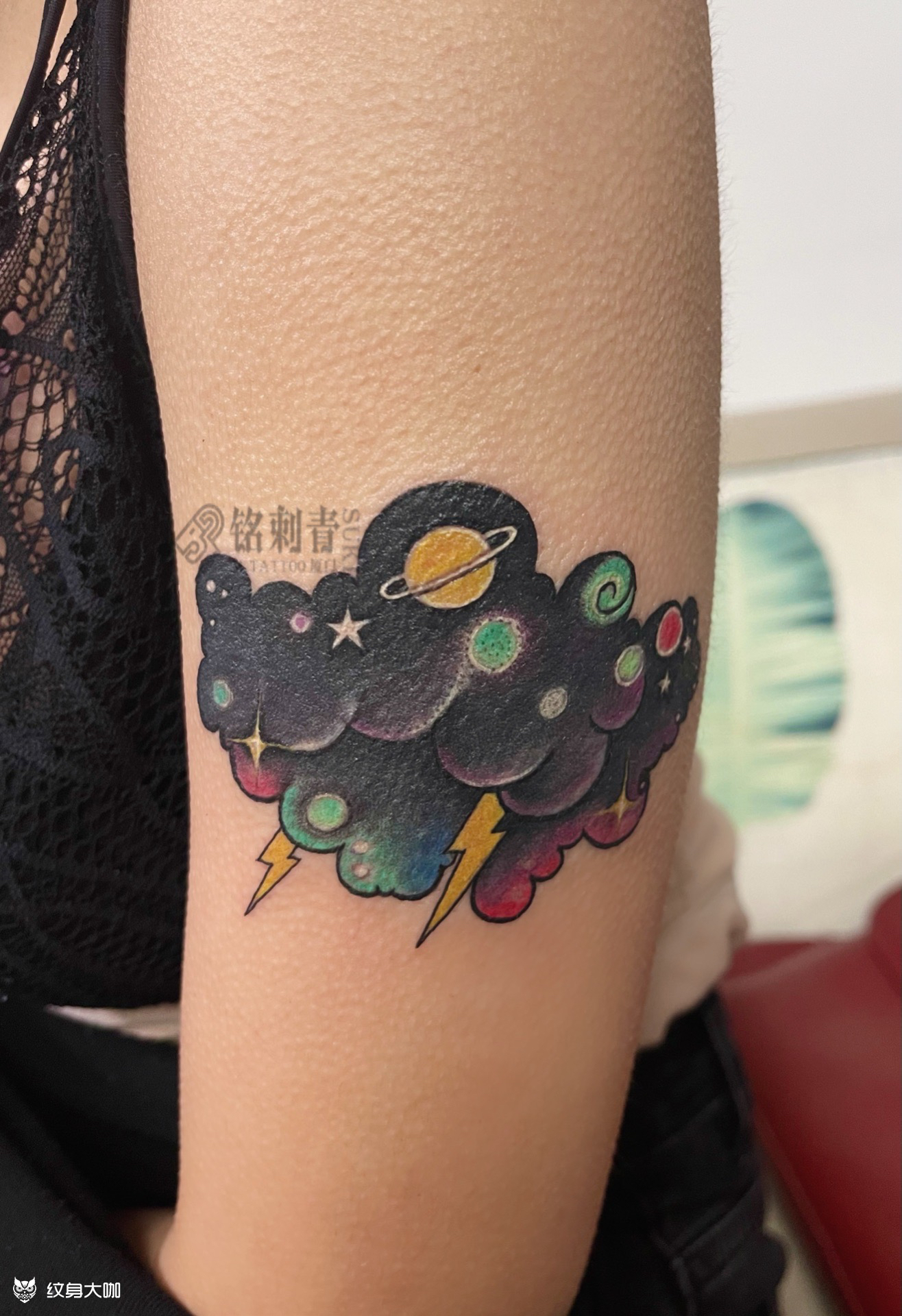 遮盖～云朵_纹身图案手稿图片_suki的纹身作品集