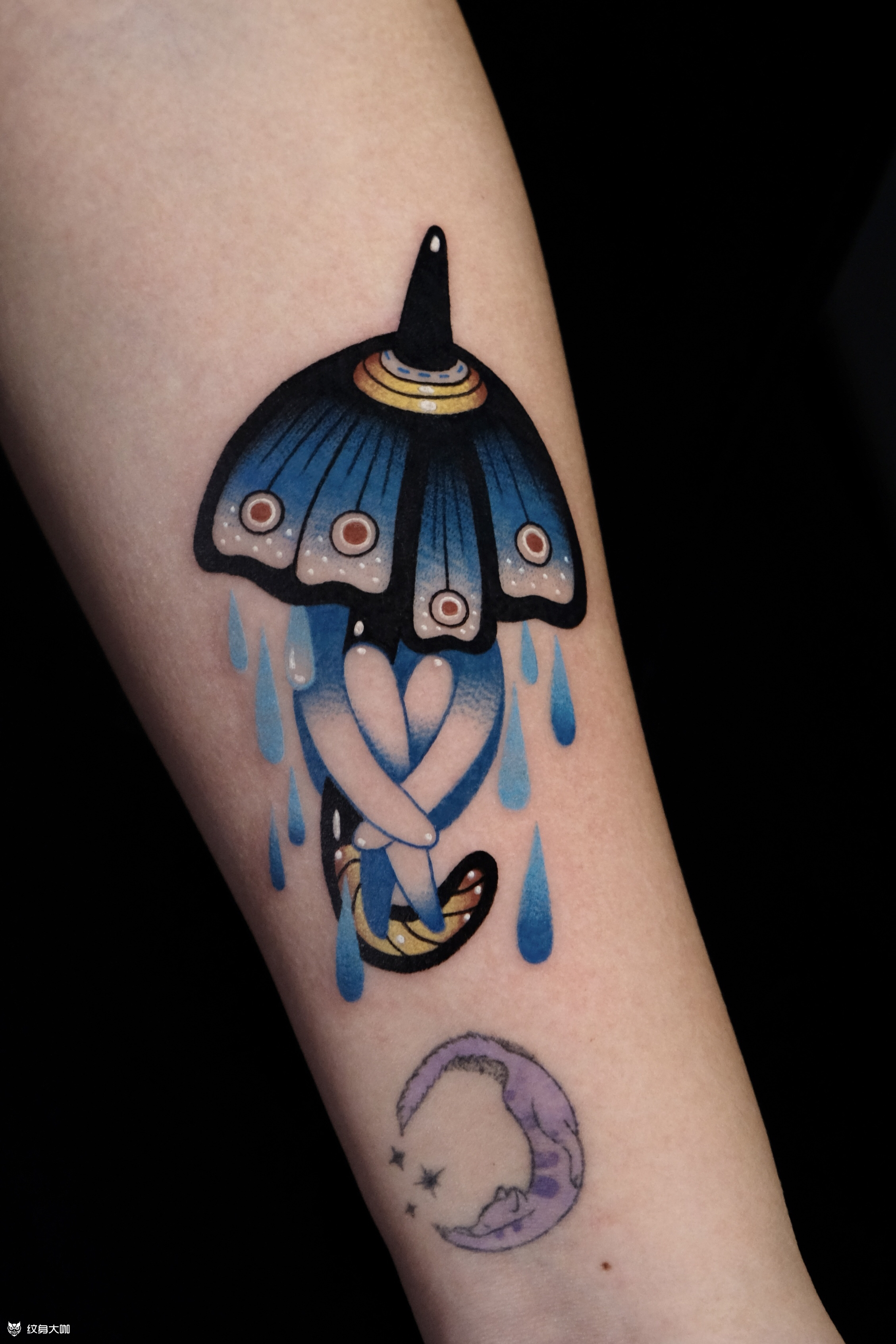 情绪小人|伤心_纹身图案手稿图片_gege的纹身作品集