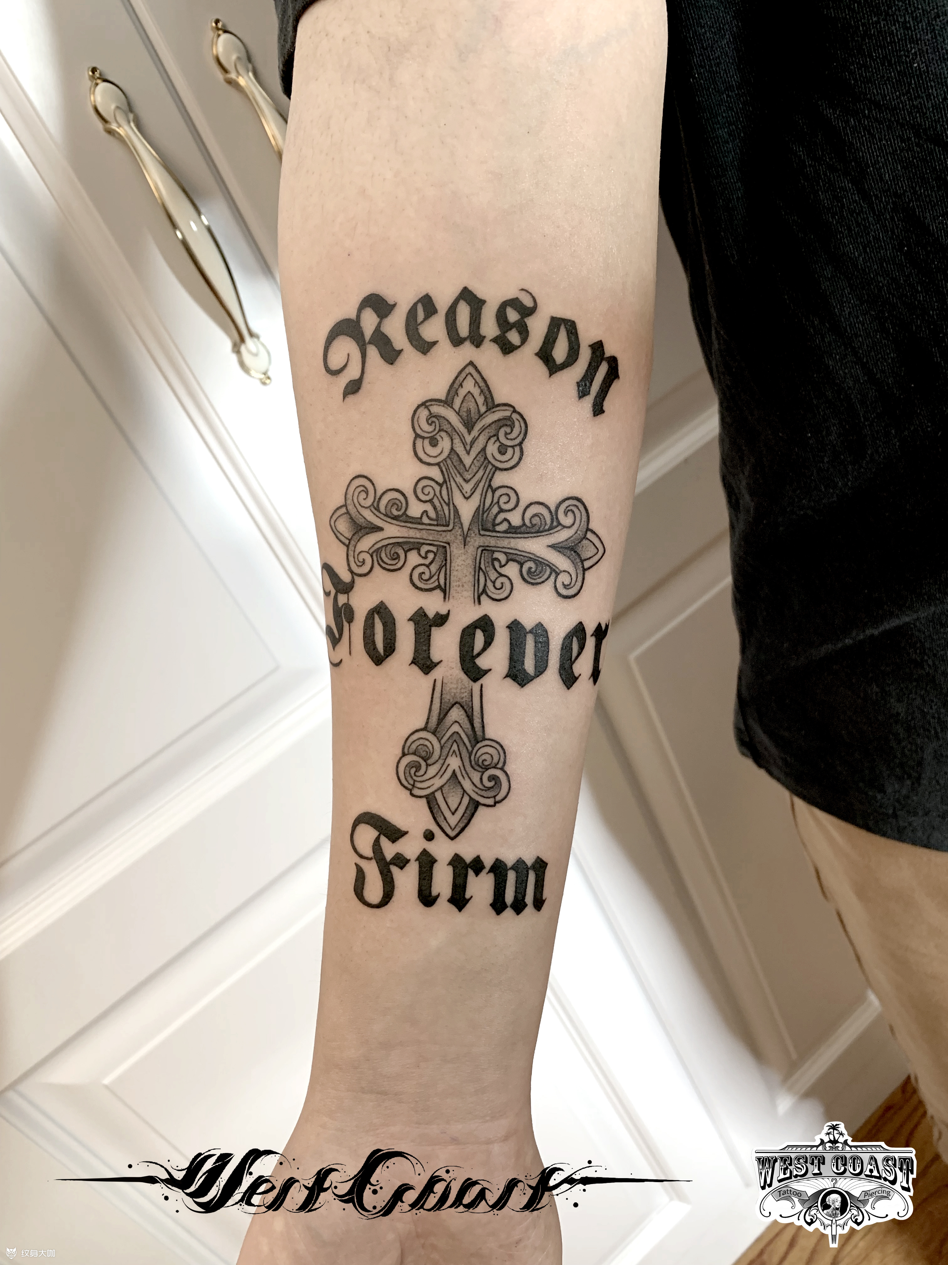 十字架_纹身图案手稿图片_琳妹的纹身作品集